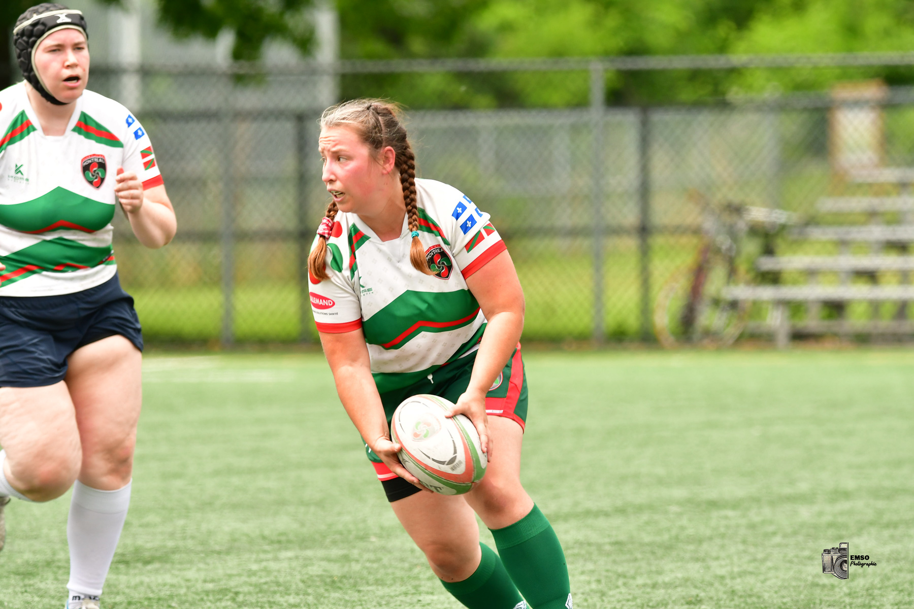 Coraline BROCHET -  Rugby Club de Montréal - Braves de Trois-Rivières - Rugby - RQ 2025 - LQ2F - Rugby Club de Montréal vs Braves de Trois-Rivières (#RQ25LQ2FRCMB7) Photo by: emso photo | Siuxy Sports 2025-07-05