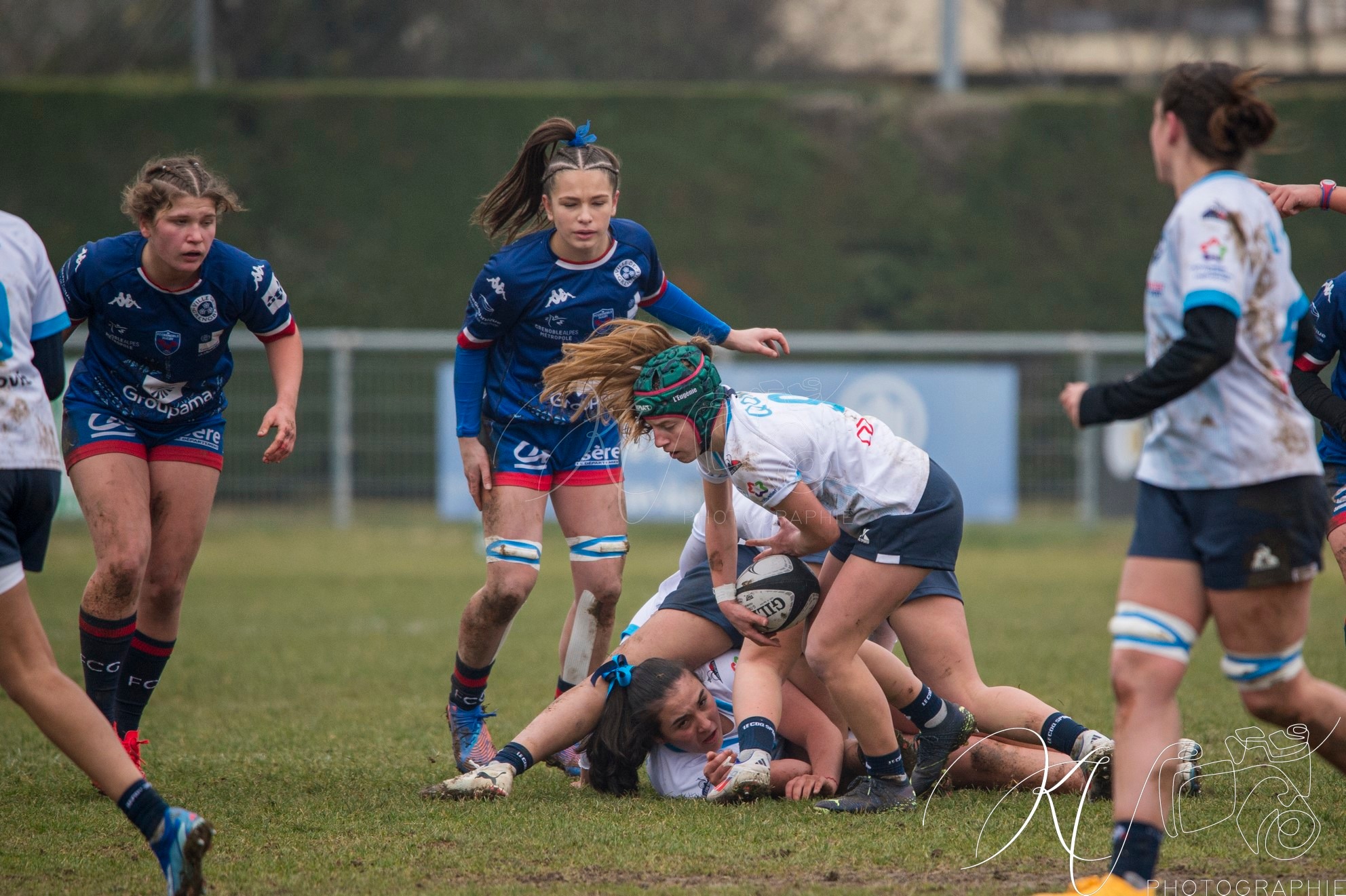  FC Grenoble Rugby - Montpellier Hérault Rugby - Rugby - FFR 2025 - U-18 Fém - Grenoble vs Montpellier (#FFR25U18GREMON1) Photo by: Karine Valentin | Siuxy Sports 2025-01-18