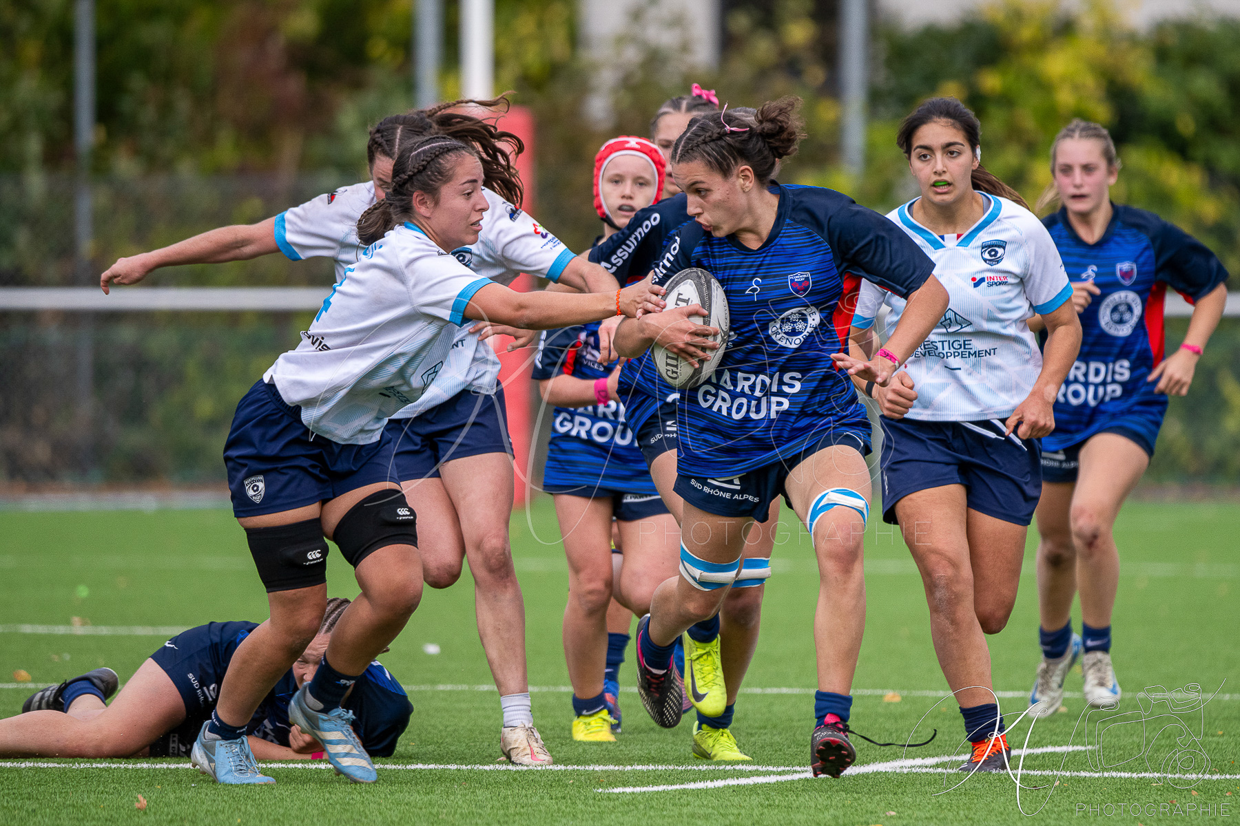  FC Grenoble Rugby - Montpellier Hérault Rugby - Rugby - FFR 2025 - U18 F - Amazones FCG vs Montpellier (#FFR25U18FAM10) Photo by: Karine Valentin | Siuxy Sports 2025-10-18