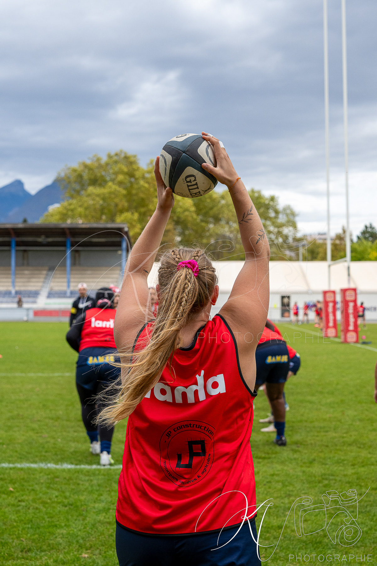  FC Grenoble Rugby - Lyon Olympique Universitaire - Rugby - FFR 2025 - Elite 1 F - Amazones FCG vs Lyon Olympique Universitaire (#FFR25E1FALOU1) Photo by: Karine Valentin | Siuxy Sports 2025-10-18