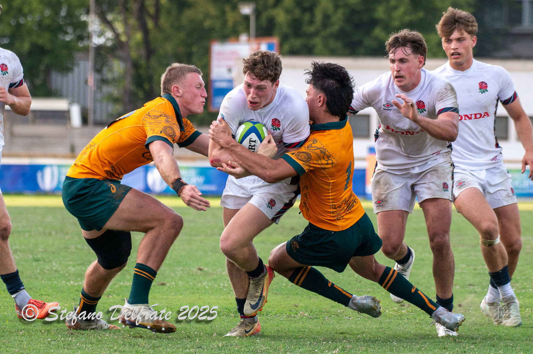  Australia U-20 national rugby union team (M) - England U-20 national rugby union team - Rugby - 2025 World Rugby U20 Championship - Australia (68) vs (40) England (#RWC25U20AUEN) Photo by: Stefano Delfrate | Siuxy Sports 2025-07-26