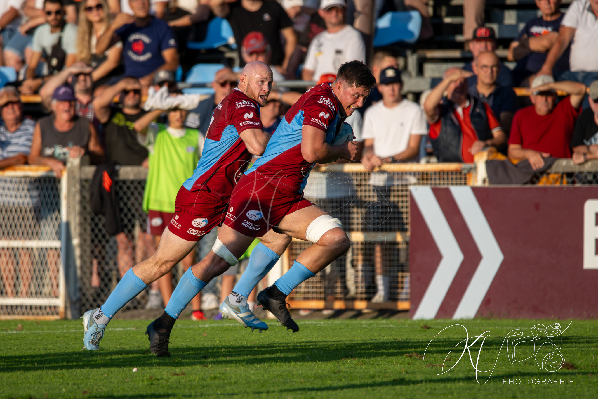  CS Bourgoin-Jallieu - Stade niçois - Rugby - FFR 2025 - Nationale - CS Bourgoin-Jallieu vs Stade Niçois (#FFR25NABJSN19) Photo by: Karine Valentin | Siuxy Sports 2025-09-06