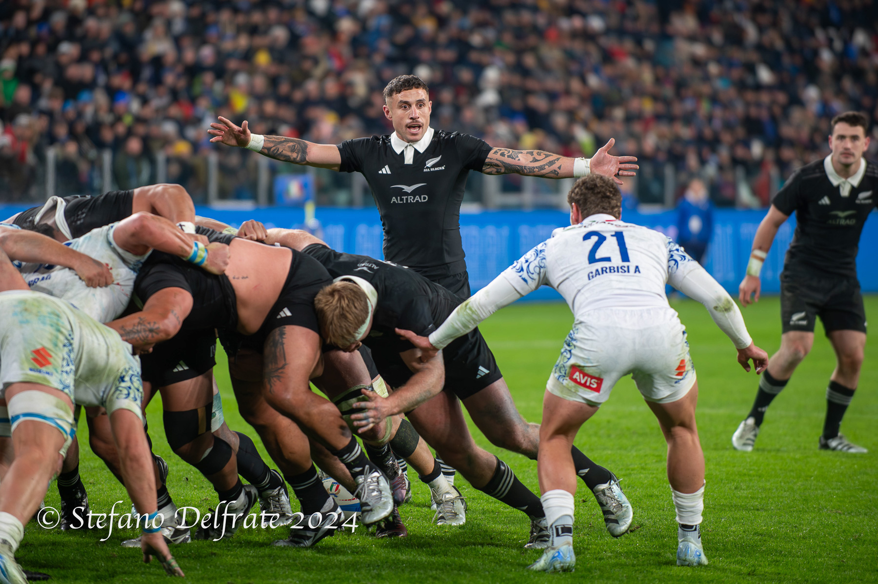  Nazionale di rugby a 15 dell'Italia - New Zealand national rugby union team - Rugby - 2024 Autumn Nations Series - Italia vs All Blacks (#2024AUTITNZ11) Photo by: Stefano Delfrate | Siuxy Sports 2024-11-23