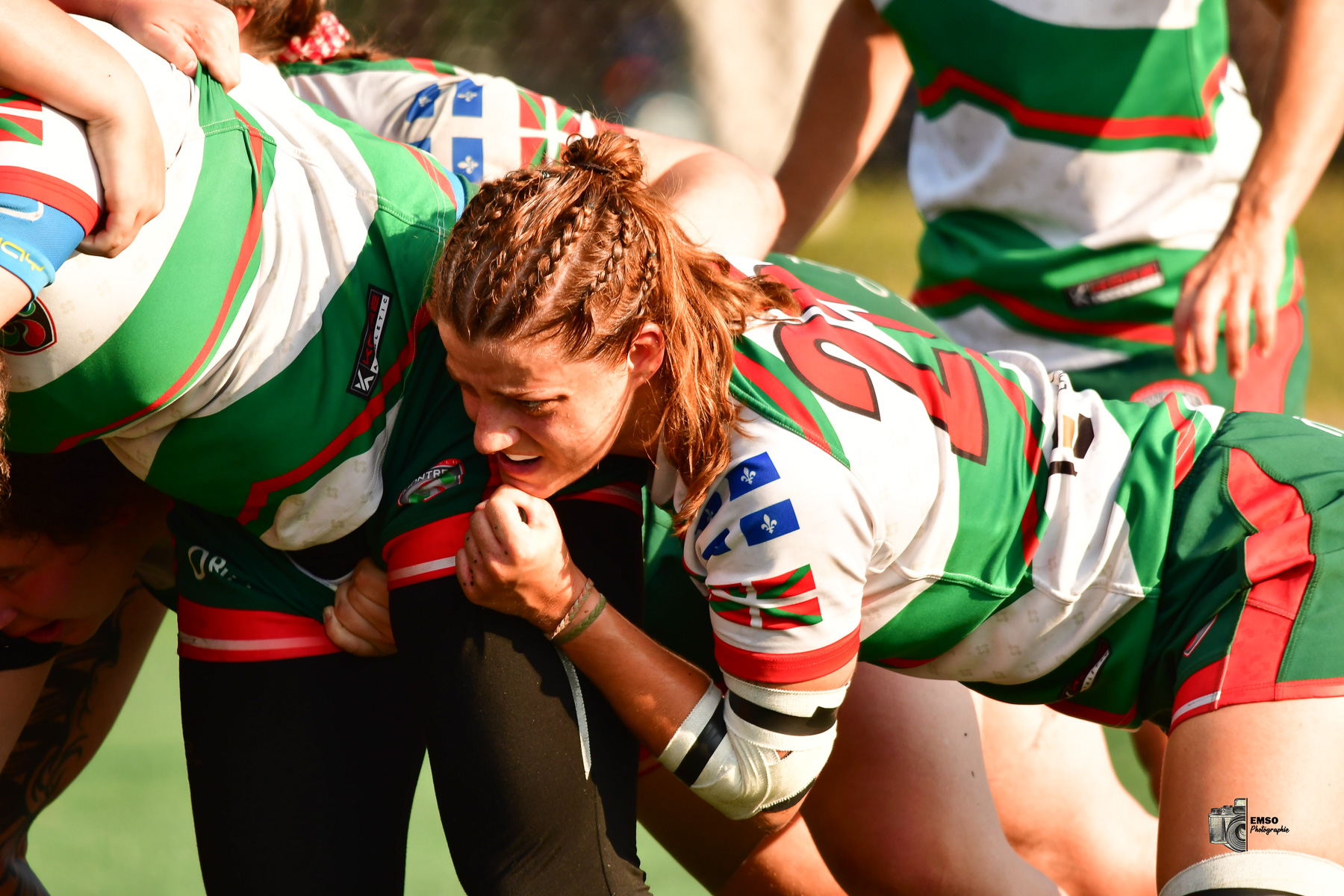  Rugby Club de Montréal - Braves de Trois-Rivières - Rugby - RQ 2025 - LPR2 F - Demi Finale - RCM (48) vs (14) Braves de Trois-Rivières (#RQ25LP2FRCMB8) Photo by: emso photo | Siuxy Sports 2025-08-09