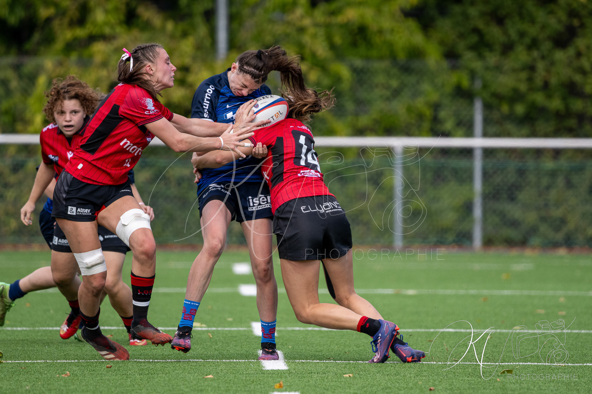  FC Grenoble Rugby - Lyon Olympique Universitaire - Rugby - FFR 2025 - Reserve Élite F - FC Grenoble vs Lyon Olympique Universitaire (#FFR25REFGL10) Photo by: Karine Valentin | Siuxy Sports 2025-10-05