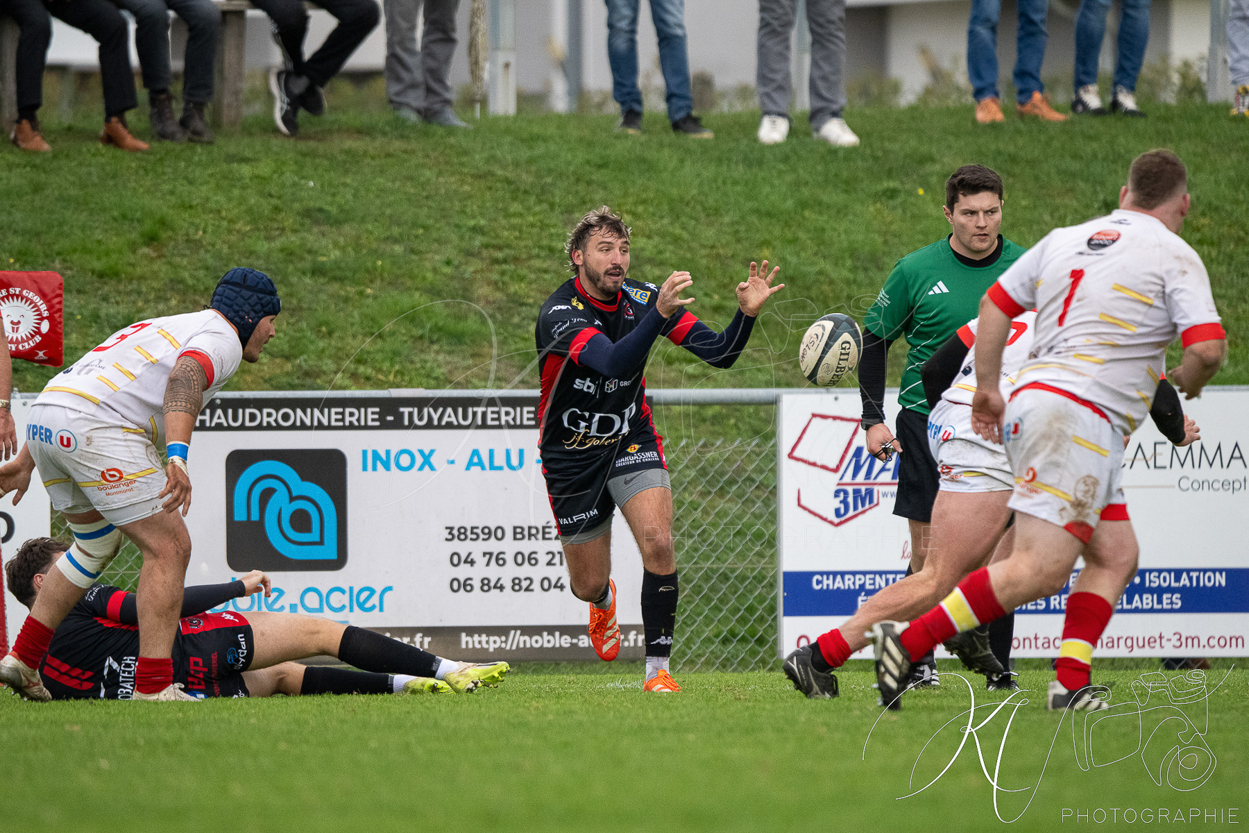  Bièvre Saint-Geoirs RC - Cercle Sportif Lédonien - Rugby - FFR 2025 - Équipe 1 - Bièvre St-Georges vs Cercle Sportif Lédonien (#FFR25RBGCDL11) Photo by: Karine Valentin | Siuxy Sports 2025-10-25