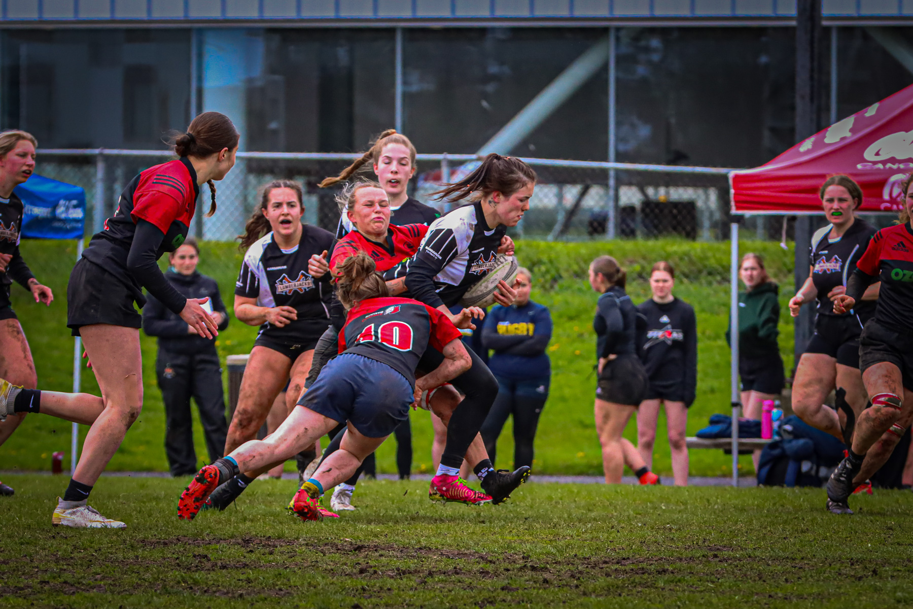  Club de Rugby de Québec - Saint-Georges Lumberjacks - Rugby - RQ 2025 - LPR2 F - Club de Rugby de Québec (0) vs (39) Saint-Georges Lumberjacks (#RQ25LP2FRQL5) Photo by: Photo Mayarts | Siuxy Sports 2025-05-24