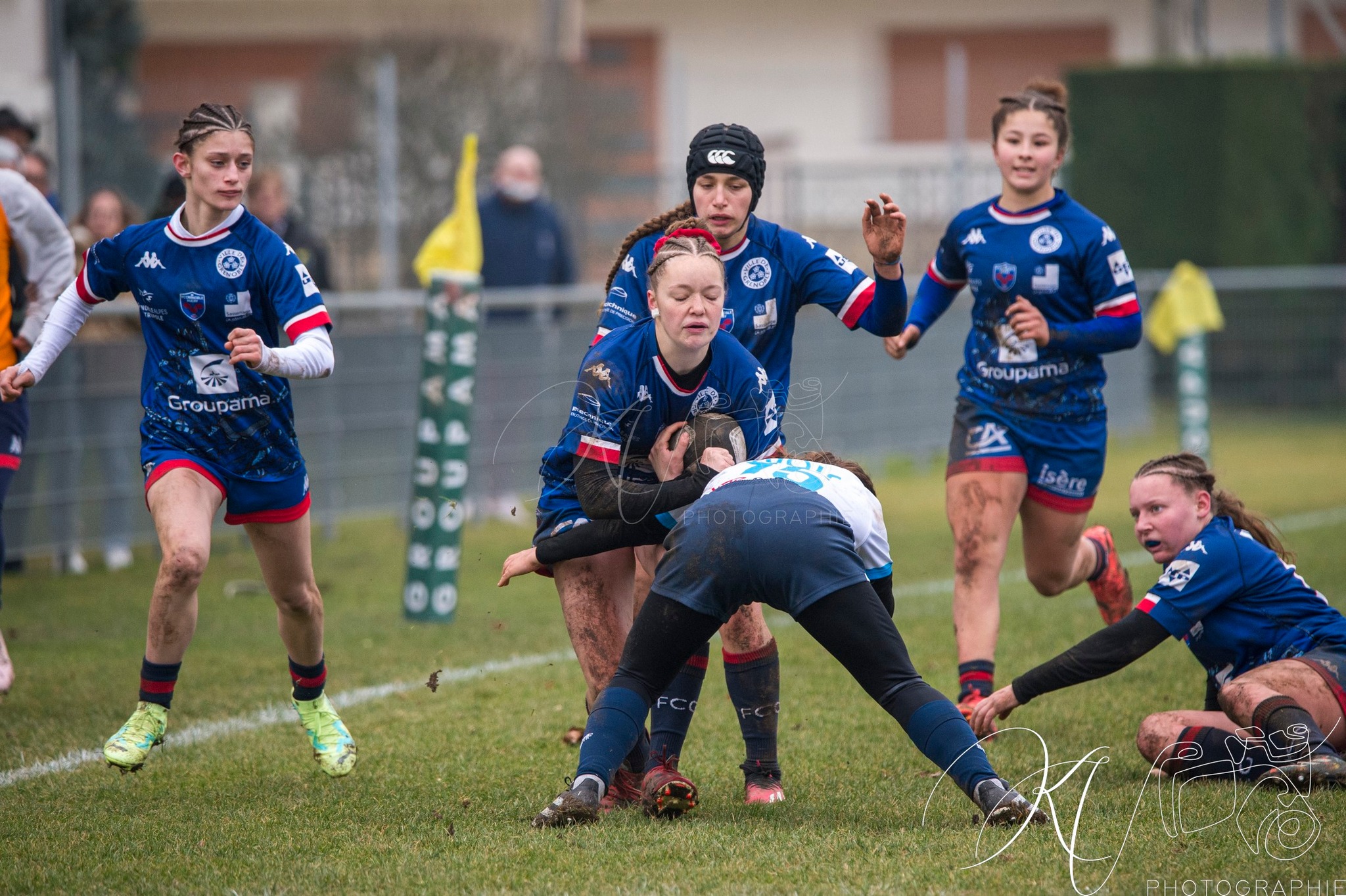  FC Grenoble Rugby - Montpellier Hérault Rugby - Rugby - FFR 2025 - U-18 Fém - Grenoble vs Montpellier (#FFR25U18GREMON1) Photo by: Karine Valentin | Siuxy Sports 2025-01-18