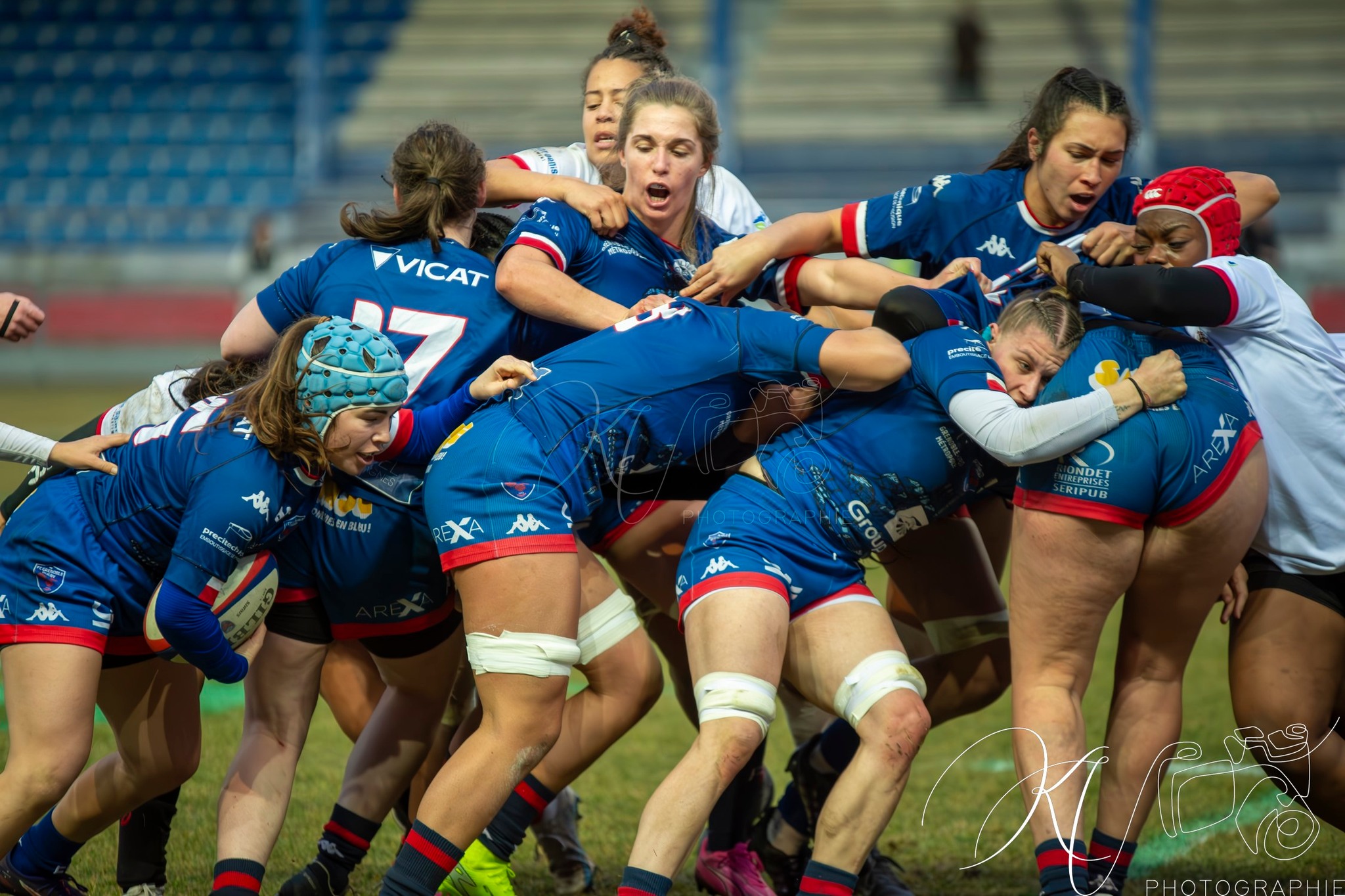  FC Grenoble Rugby - AC Bobigny 93 Rugby - Rugby - FFR 2025 - Élite 1 - Amazones (29) vs (14) Bobigny (#FFR25E1FCGBO01) Photo by: Karine Valentin | Siuxy Sports 2025-01-26