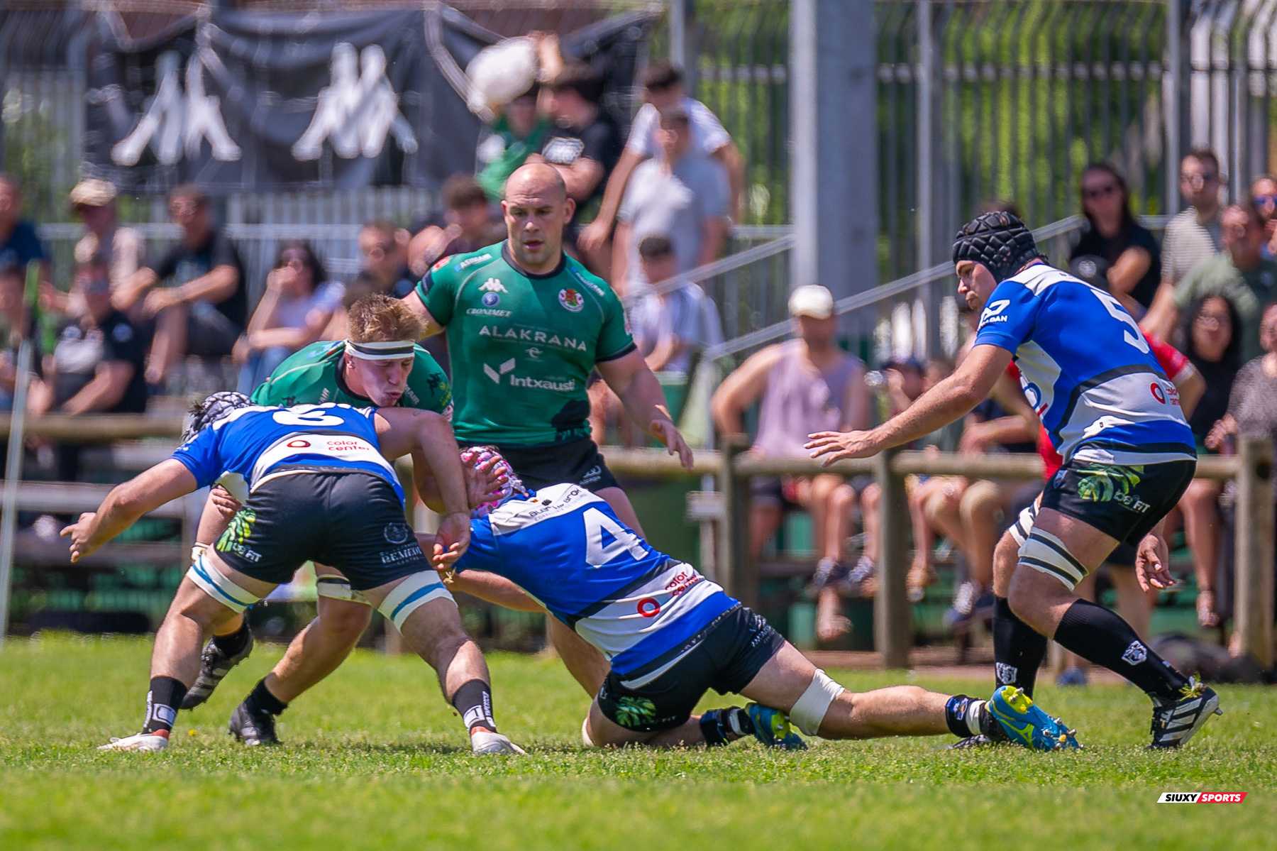 Gernika Rugby Taldea - Club de Rugby Sant Cugat - Rugby - FER 2025 - Sémi Final Ascenso - Gernika (24) vs (11) Sant Cugat (#FER25SFAGRTCRSC) Photo by: Fredy Monfoto | Siuxy Sports 2025-05-18