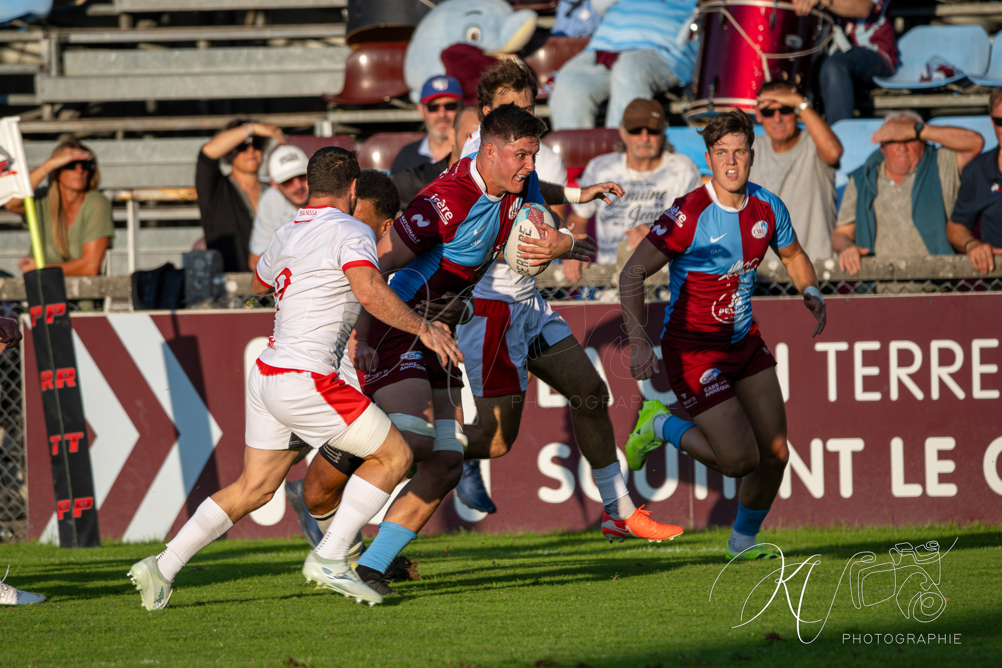  CS Bourgoin-Jallieu - Stade niçois - Rugby - FFR 2025 - Nationale - CS Bourgoin-Jallieu vs Stade Niçois (#FFR25NABJSN19) Photo by: Karine Valentin | Siuxy Sports 2025-09-06
