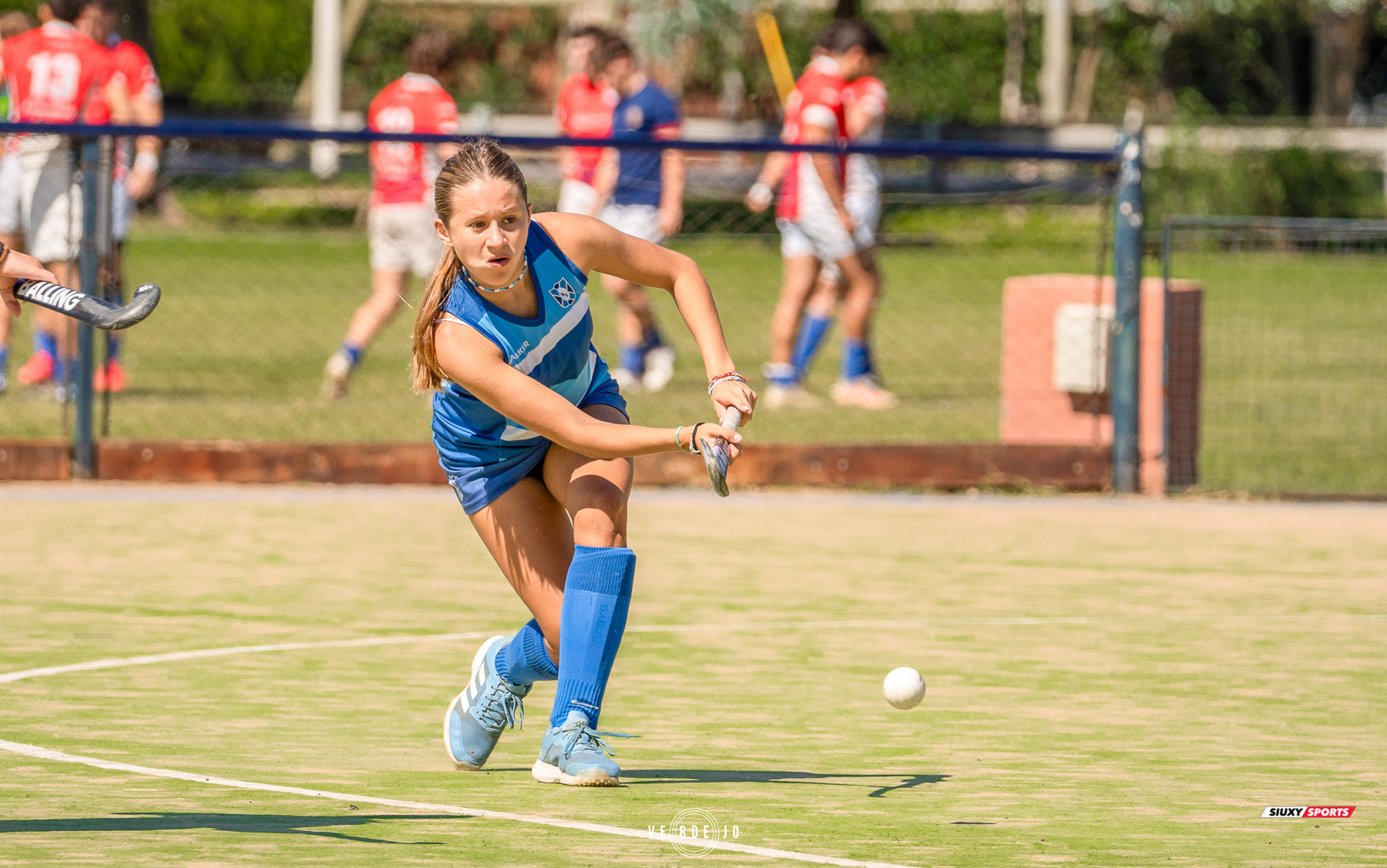  Luján Rugby Club - Club S. C. y D. Almafuerte - Field hockey - AAHCBS 2025 - Lujan vs Almafuerte Hockey (1ra, Inter, 6ta) (#AAHCBS25LA04) Photo by: Ignacio Verdejo | Siuxy Sports 2025-04-05