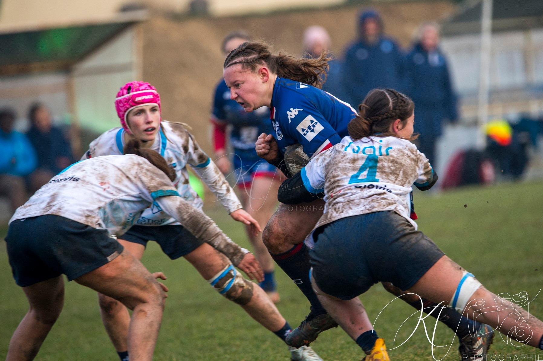  FC Grenoble Rugby - Montpellier Hérault Rugby - Rugby - FFR 2025 - U-18 Fém - Grenoble vs Montpellier (#FFR25U18GREMON1) Photo by: Karine Valentin | Siuxy Sports 2025-01-18