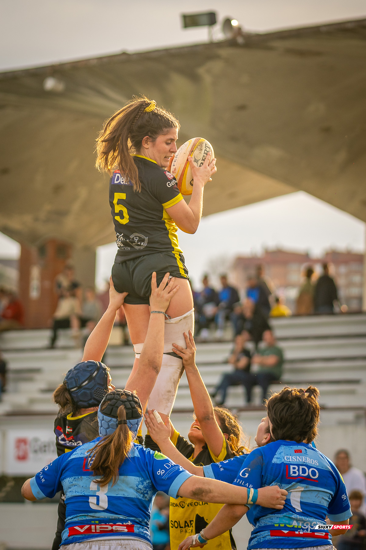  Getxo Artea Rugby Taldea - Club de Rugby Cisneros - Rugby - FER 2025 - LIGA IBERDROLA - GETXO NESKAK (39) vs (10) Cisneros (#FER25LIGNCI02) Photo by: Fredy Monfoto | Siuxy Sports 2025-02-15