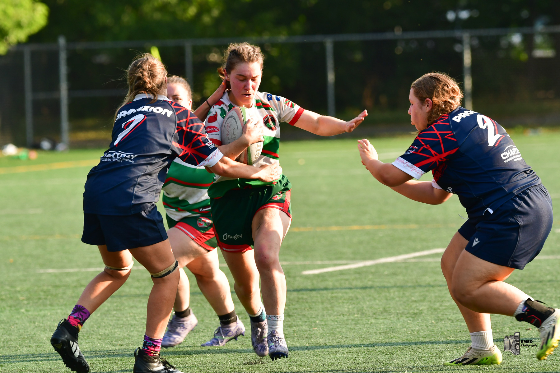  Rugby Club de Montréal - Braves de Trois-Rivières - Rugby - RQ 2025 - LPR2 F - Demi Finale - RCM (48) vs (14) Braves de Trois-Rivières (#RQ25LP2FRCMB8) Photo by: emso photo | Siuxy Sports 2025-08-09