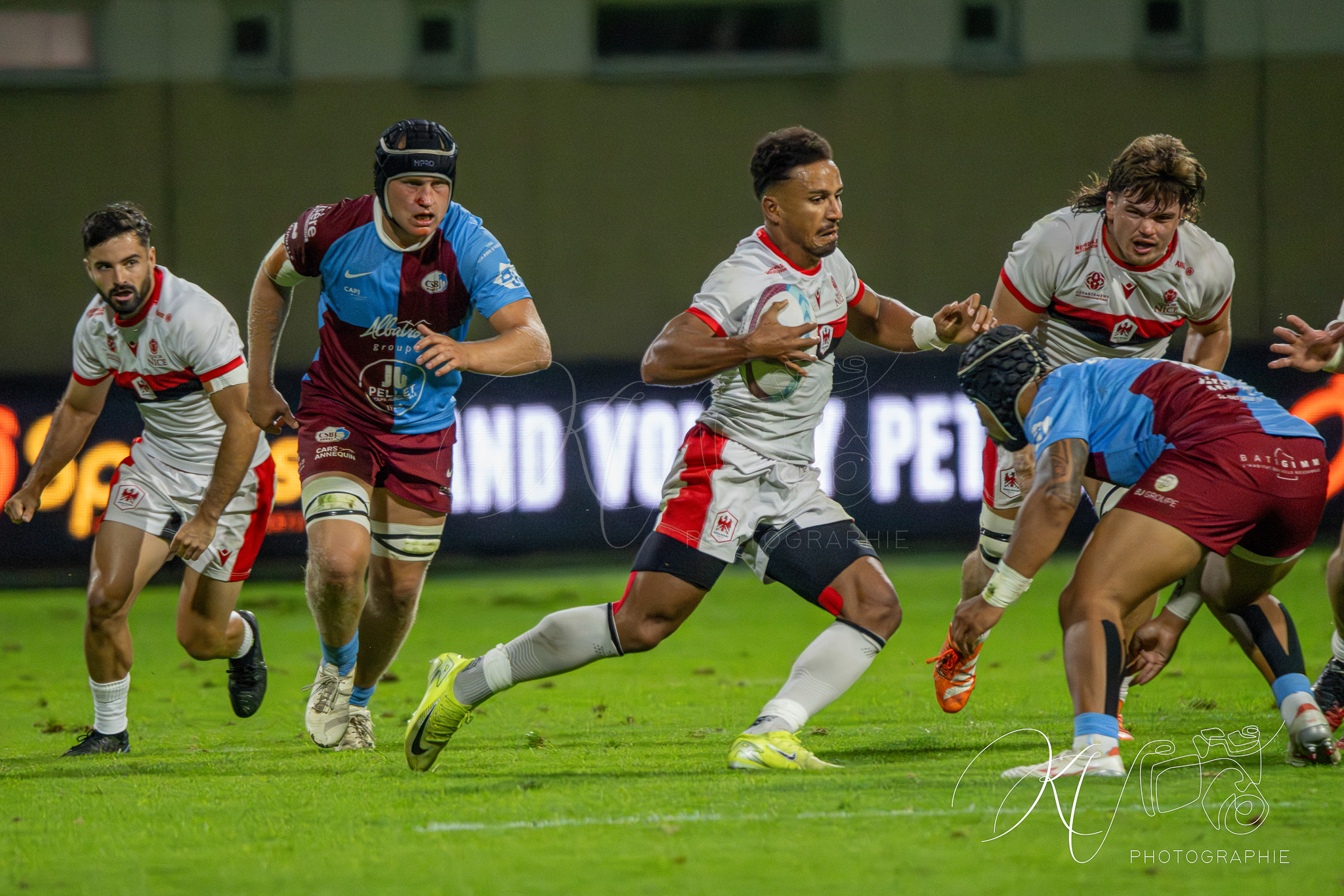  CS Bourgoin-Jallieu - Stade niçois - Rugby - FFR 2025 - Nationale - CS Bourgoin-Jallieu vs Stade Niçois (#FFR25NABJSN19) Photo by: Karine Valentin | Siuxy Sports 2025-09-06