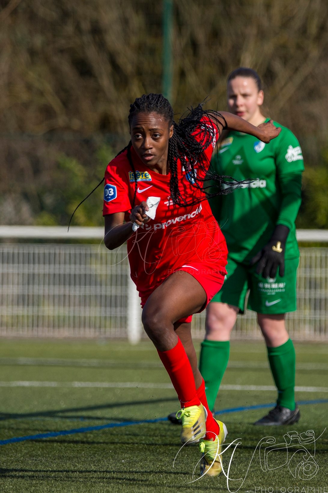  Grenoble Foot 38 - US Colomiers - Soccer - FFF 2025 - D3 FÉMININE - Grenoble Foot 38 (1) vs (1) US Colomiers (#FFF25D3FG38USC02) Photo by: Karine Valentin | Siuxy Sports 2025-02-16