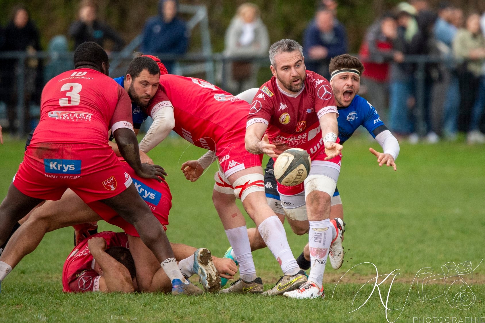  US Vinay - Stade Olympique Voironnais - Rugby - FFR 2025 - Féd 2 - US Vinay (24) vs (10) Stade Olympique Voironnais (#FFR25F2USVSOV03) Photo by: Karine Valentin | Siuxy Sports 2025-03-22