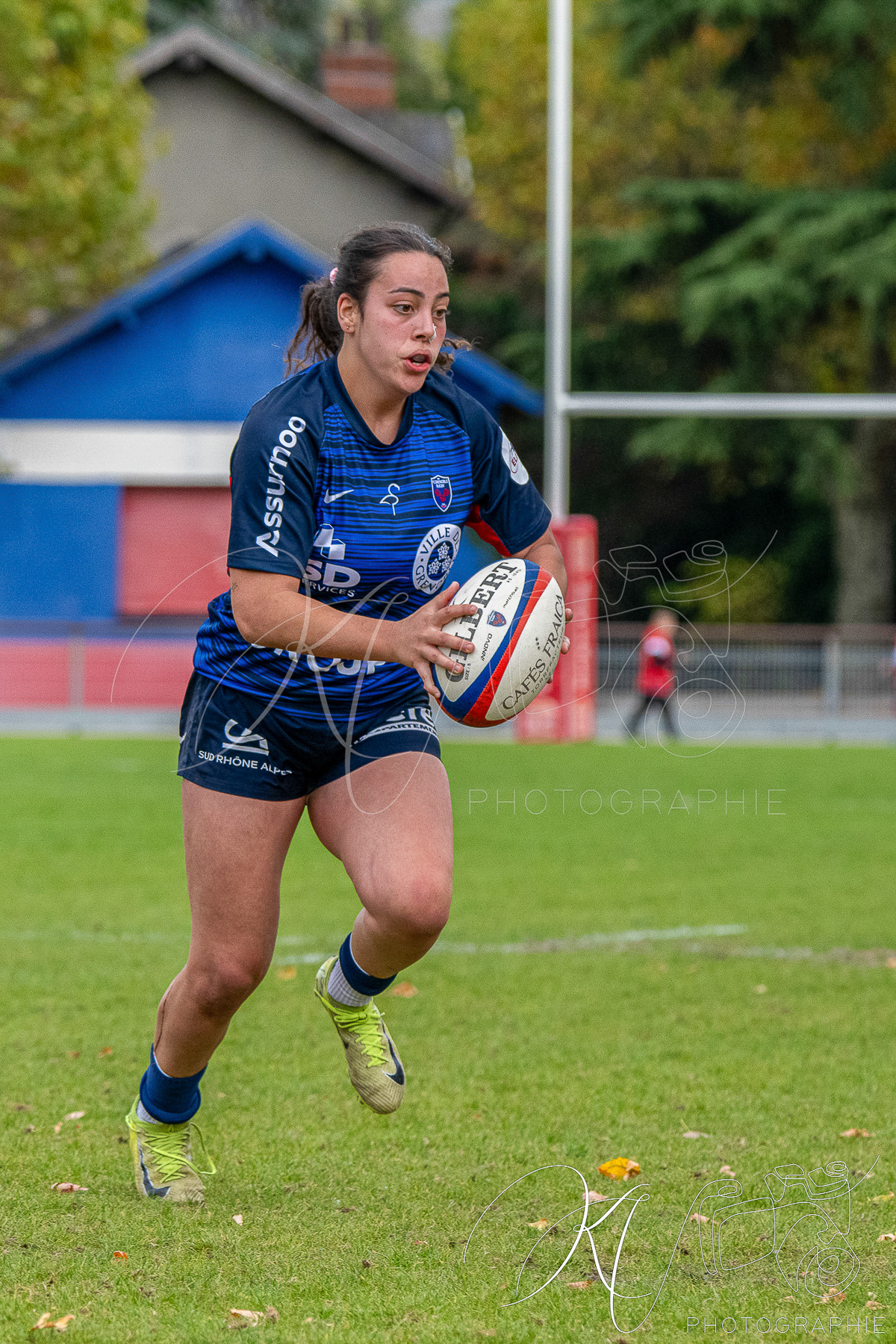  FC Grenoble Rugby - Lyon Olympique Universitaire - Rugby - FFR 2025 - Elite 1 F - Amazones FCG vs Lyon Olympique Universitaire (#FFR25E1FALOU1) Photo by: Karine Valentin | Siuxy Sports 2025-10-18
