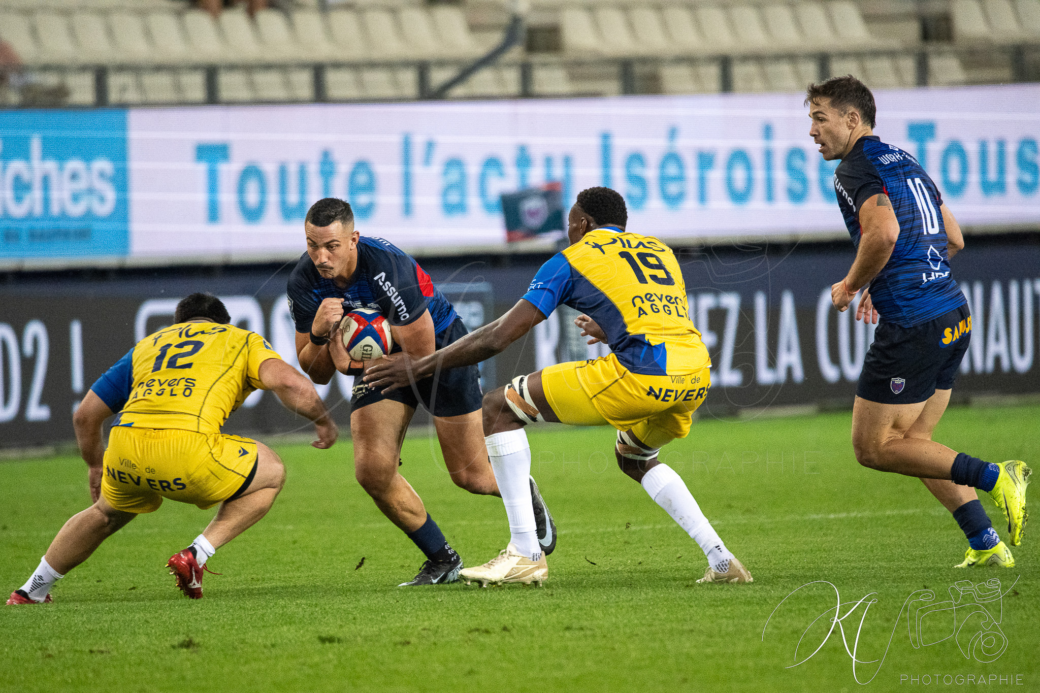  FC Grenoble Rugby - USON Nevers - Rugby - FFR 2025 - Pro D2 - Grenoble Rugby vs USON Nevers (#FFR25PD2GRUN9) Photo by: Karine Valentin | Siuxy Sports 2025-09-18