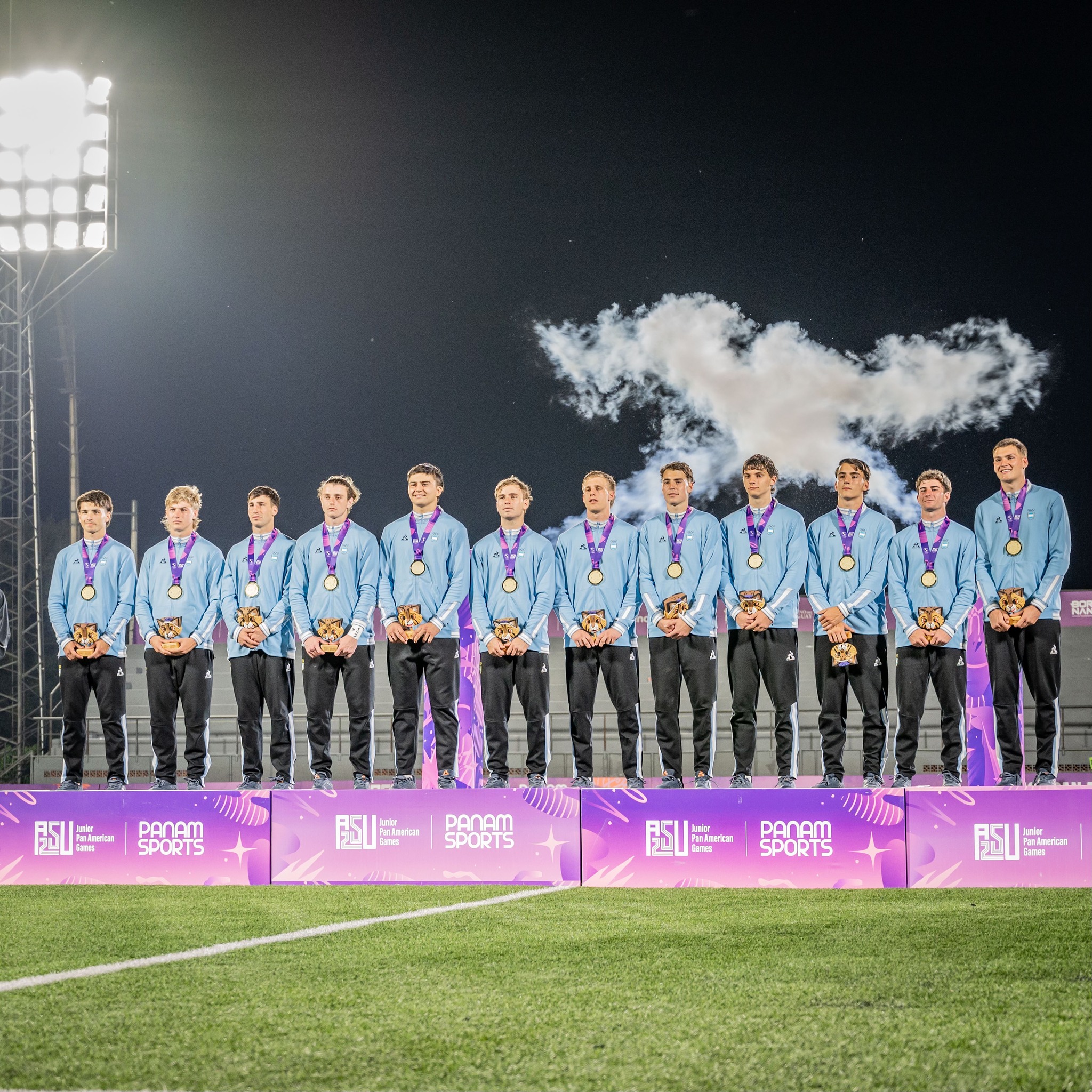  Selección Argentina de Rugby 7 Junior -  - Rugby - Los Pumas 7's - Oro en los Juegos Panamericanos Junior de Asunción (#JP2025PUMI7) Photo by: Christian Mas | Siuxy Sports 2025-08-17