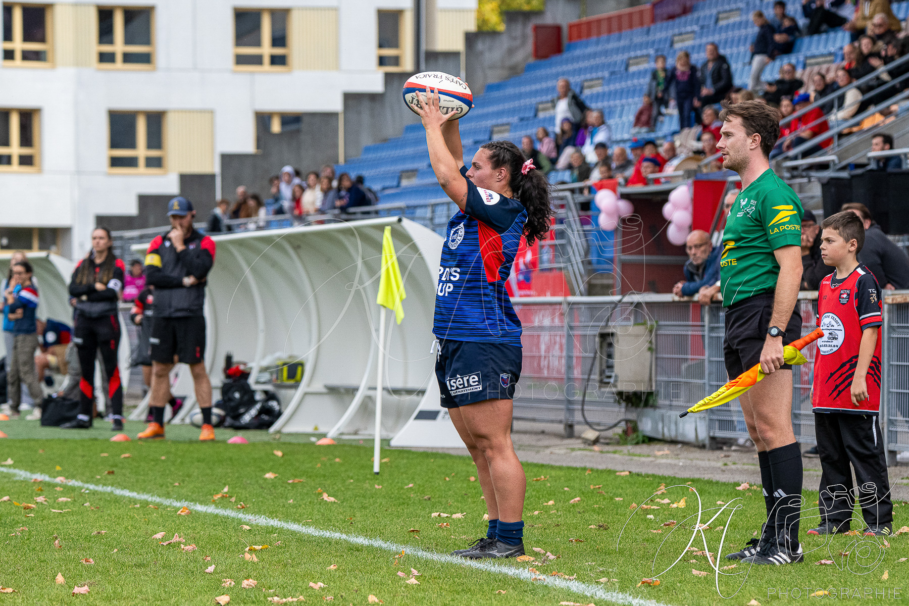 FC Grenoble Rugby - Lyon Olympique Universitaire - Rugby - FFR 2025 - Elite 1 F - Amazones FCG vs Lyon Olympique Universitaire (#FFR25E1FALOU1) Photo by: Karine Valentin | Siuxy Sports 2025-10-18