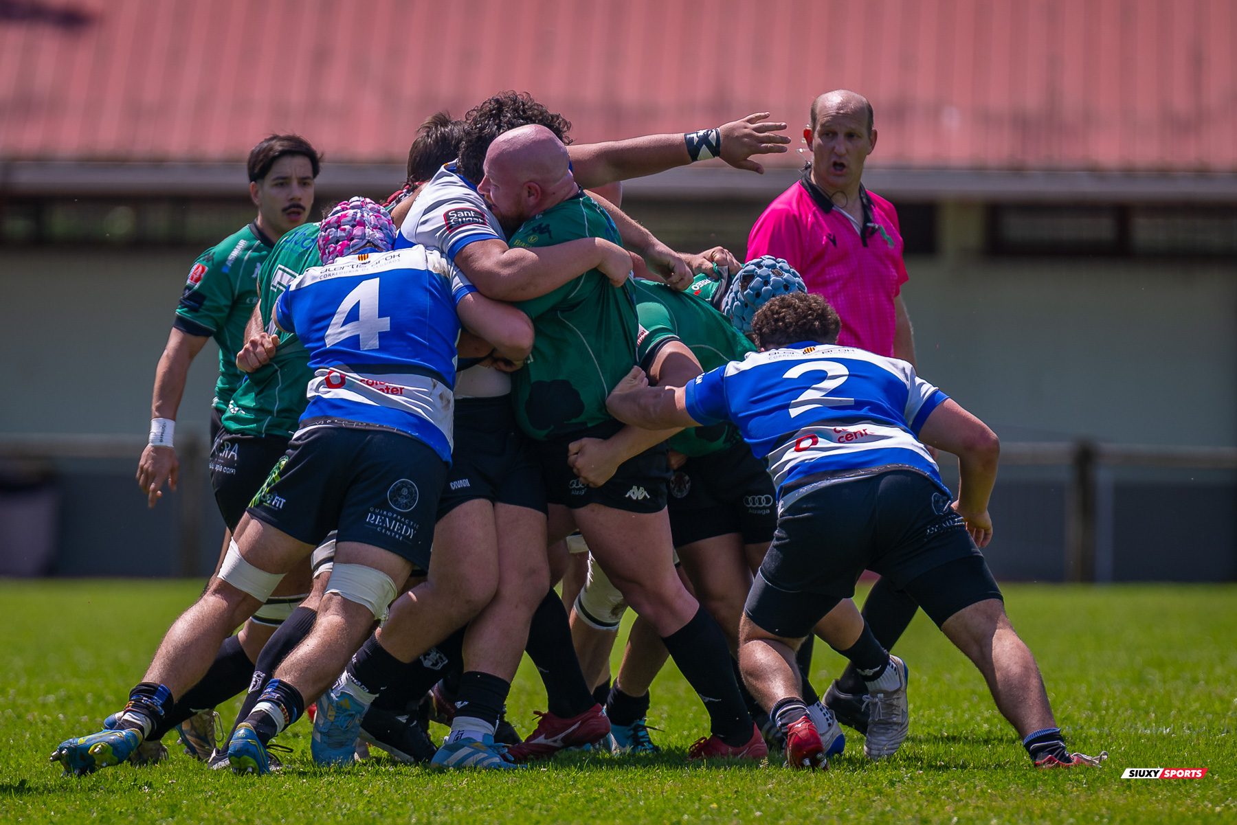  Gernika Rugby Taldea - Club de Rugby Sant Cugat - Rugby - FER 2025 - Sémi Final Ascenso - Gernika (24) vs (11) Sant Cugat (#FER25SFAGRTCRSC) Photo by: Fredy Monfoto | Siuxy Sports 2025-05-18