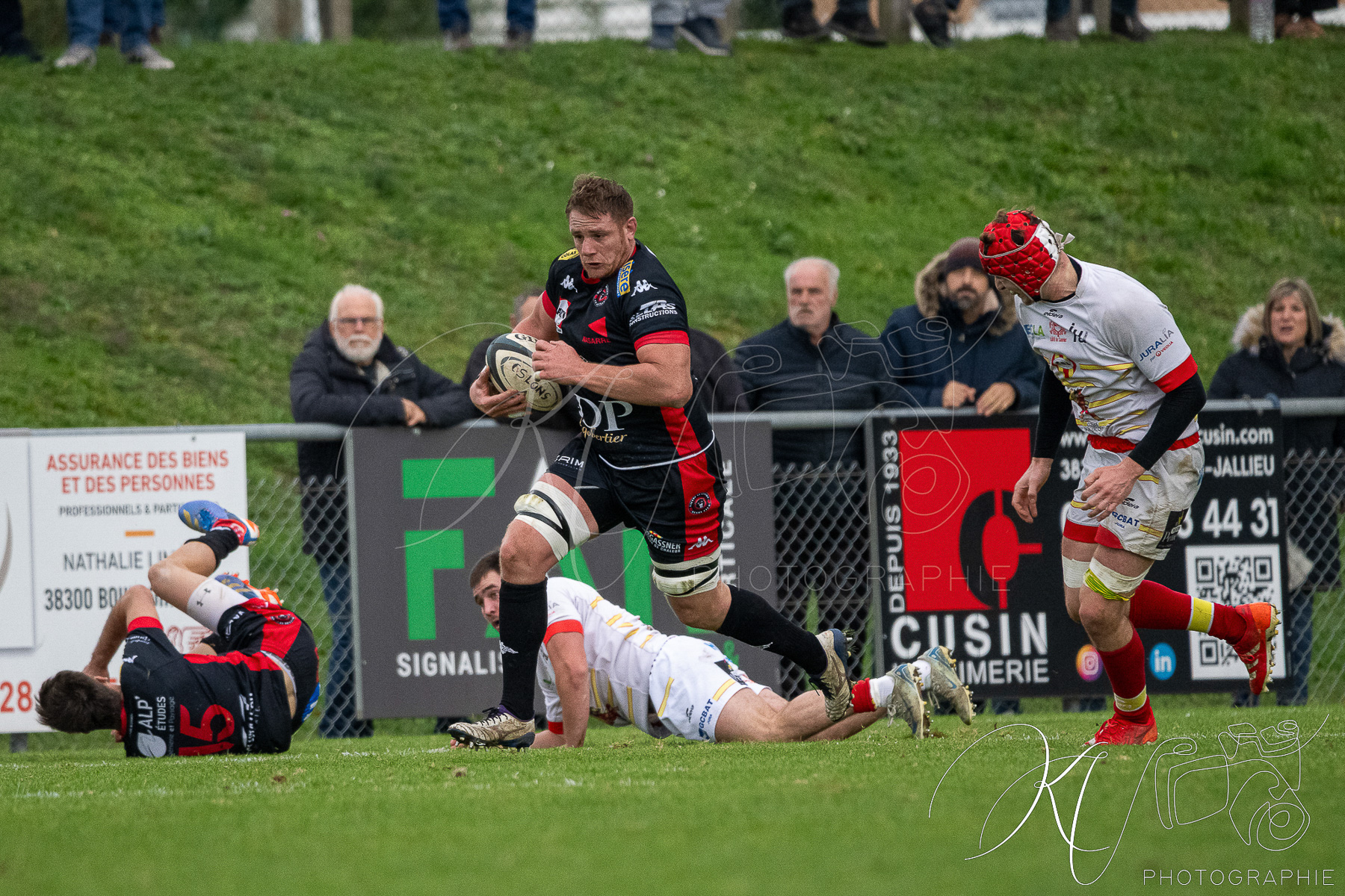  Bièvre Saint-Geoirs RC - Cercle Sportif Lédonien - Rugby - FFR 2025 - Équipe 1 - Bièvre St-Georges vs Cercle Sportif Lédonien (#FFR25RBGCDL11) Photo by: Karine Valentin | Siuxy Sports 2025-10-25