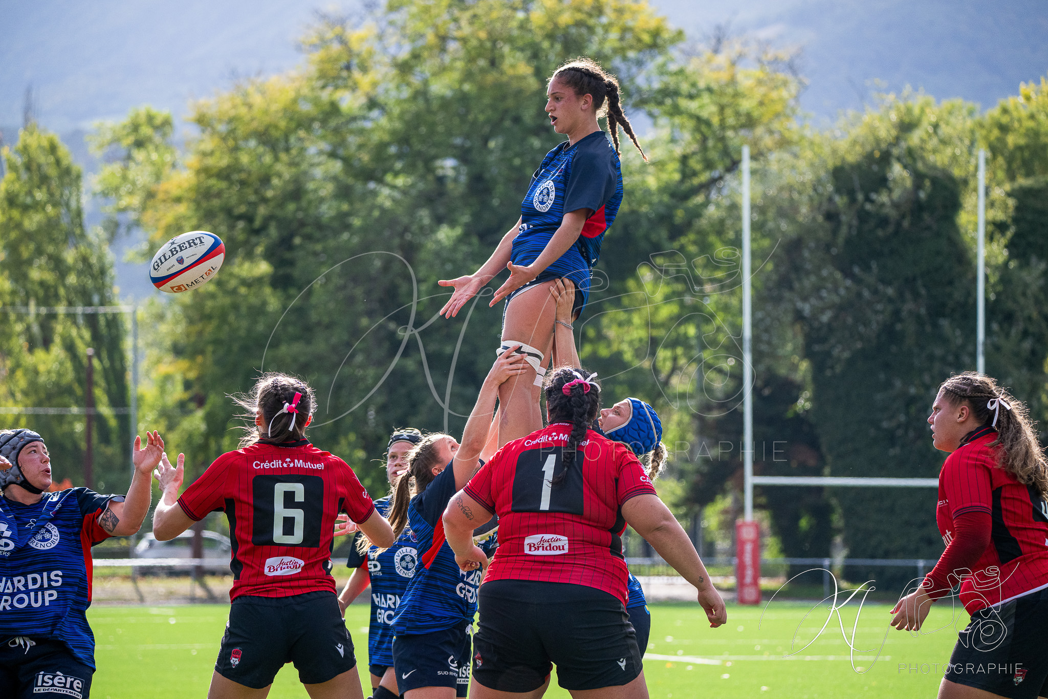  FC Grenoble Rugby - Lyon Olympique Universitaire - Rugby - FFR 2025 - Reserve Élite F - FC Grenoble vs Lyon Olympique Universitaire (#FFR25REFGL10) Photo by: Karine Valentin | Siuxy Sports 2025-10-05