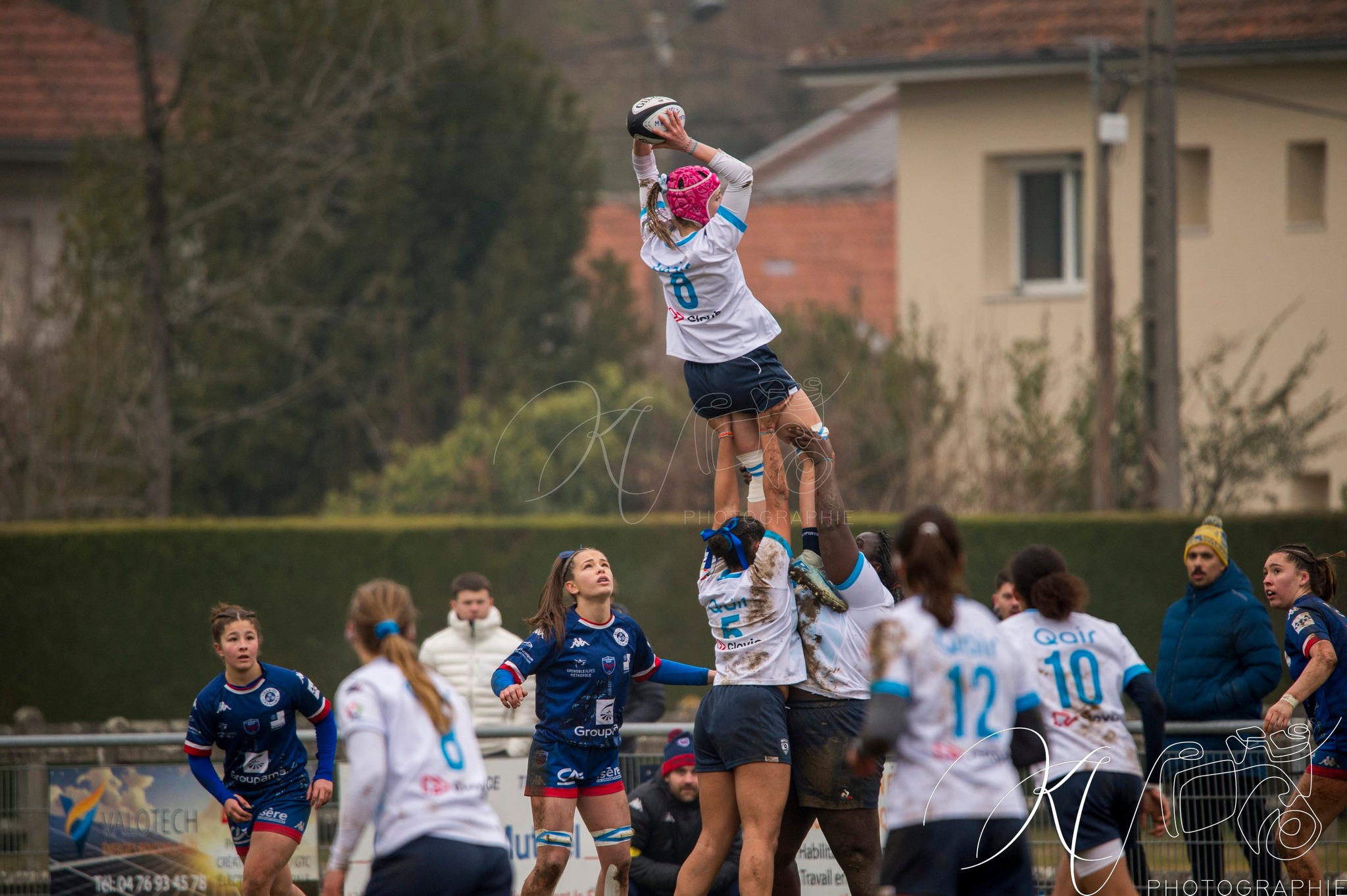  FC Grenoble Rugby - Montpellier Hérault Rugby - Rugby - FFR 2025 - U-18 Fém - Grenoble vs Montpellier (#FFR25U18GREMON1) Photo by: Karine Valentin | Siuxy Sports 2025-01-18
