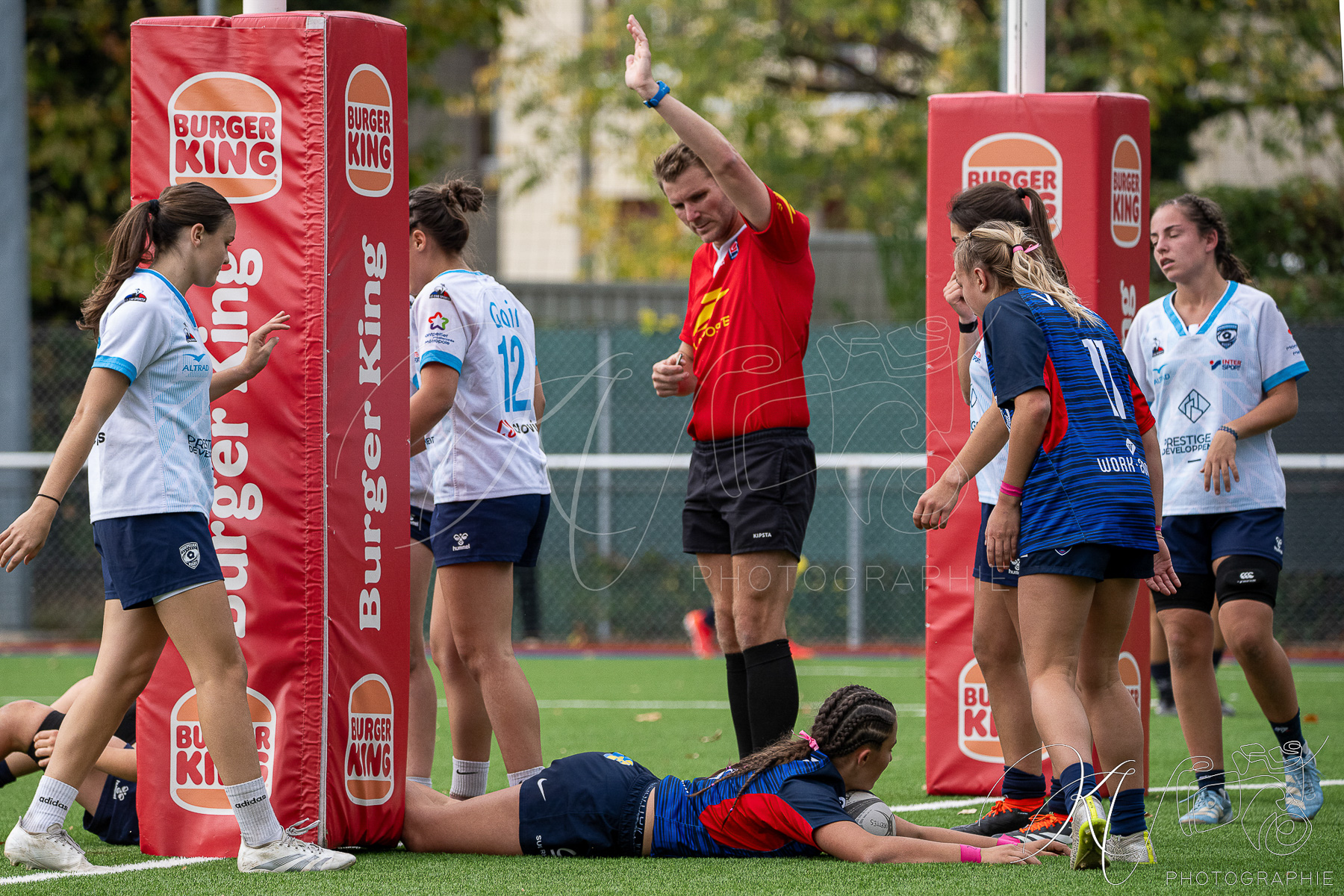  FC Grenoble Rugby - Montpellier Hérault Rugby - Rugby - FFR 2025 - U18 F - Amazones FCG vs Montpellier (#FFR25U18FAM10) Photo by: Karine Valentin | Siuxy Sports 2025-10-18
