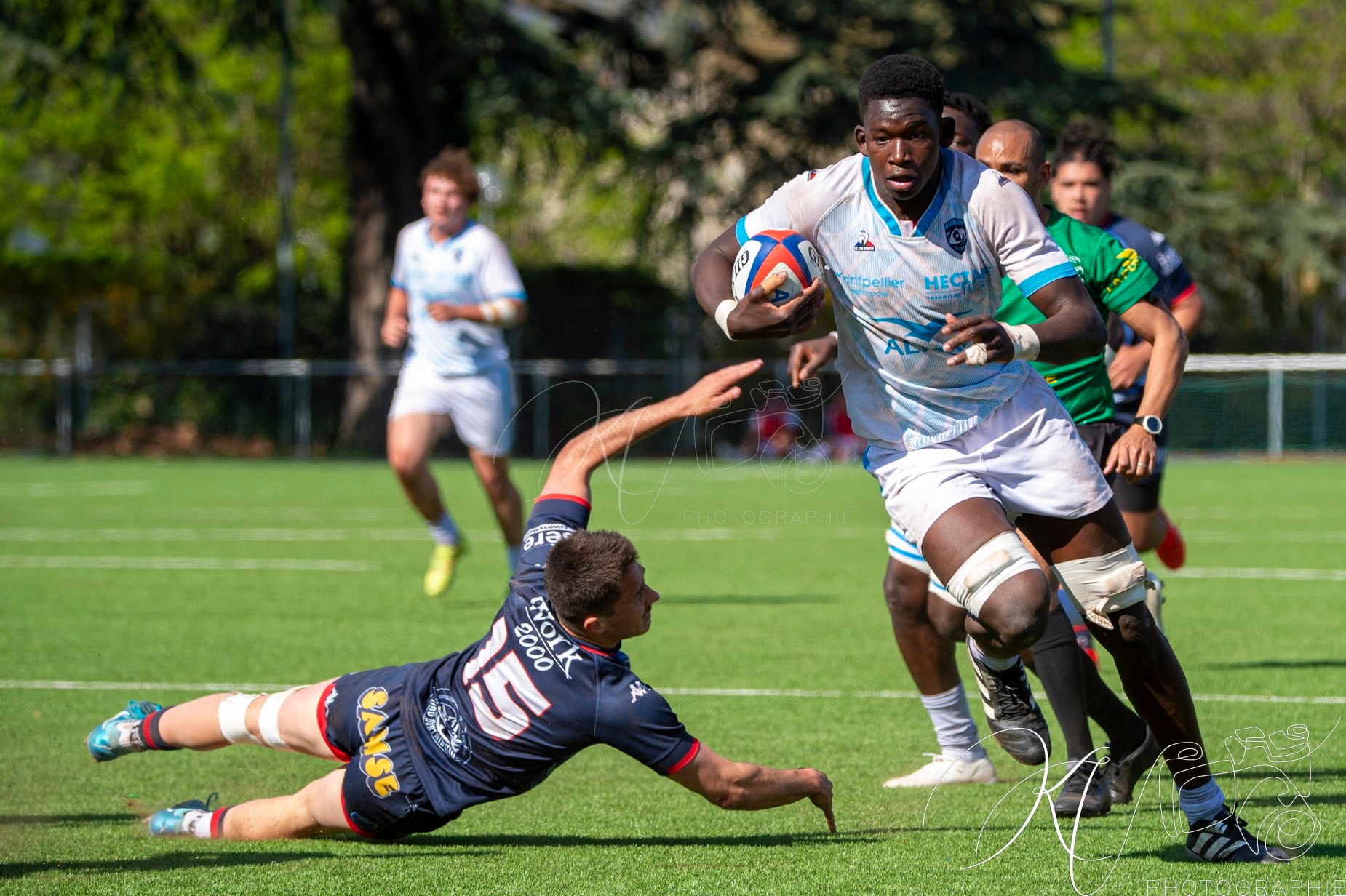  FC Grenoble Rugby - Montpellier Hérault Rugby - Rugby - FFR 2025 - Espoirs - FC Grenoble vs Montpellier (#FFR25ESPFCGMON) Photo by: Karine Valentin | Siuxy Sports 2025-04-04