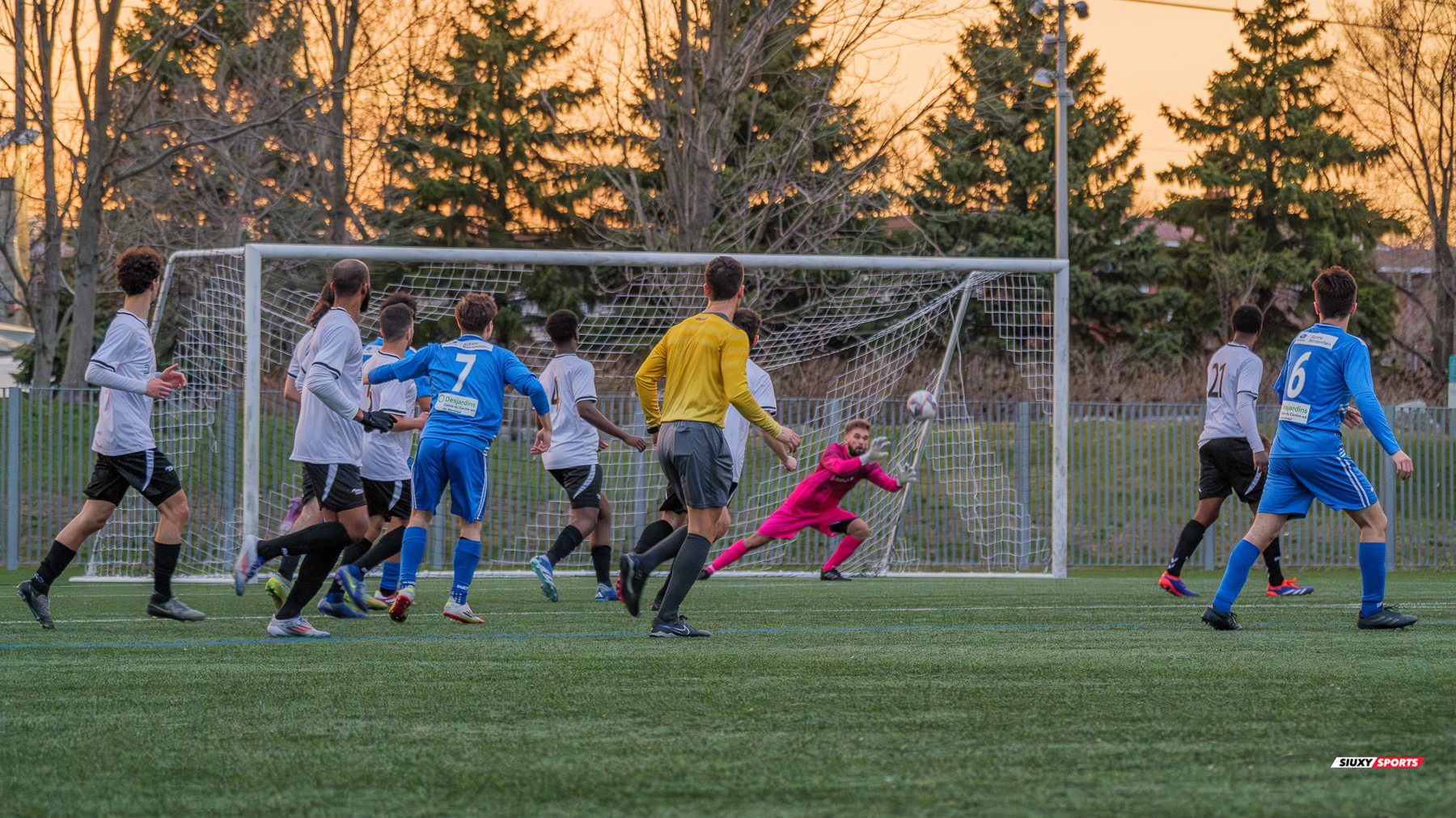 David FAUSTINI - Alexei Joseph KOBINGER -  CS Braves Ahuntsic MCFC - AS St-Leonard - Soccer - L2QC M 2025 - Braves Ahuntsic (1) vs (1) St-Léonard (#L2QC25MCSBASSL4) Photo by: Mathias Pacheco Lemina | Siuxy Sports 2025-04-19