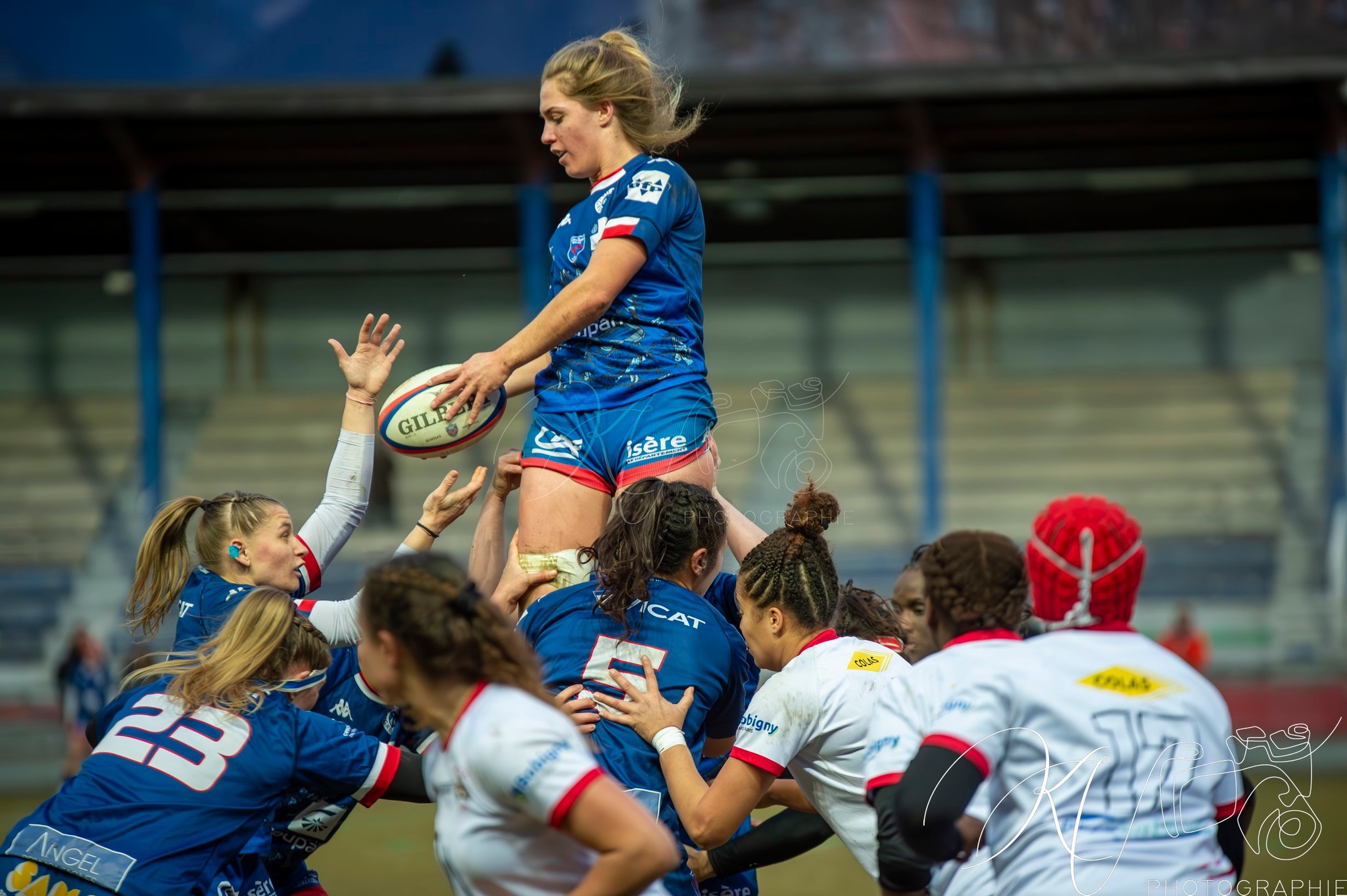  FC Grenoble Rugby - AC Bobigny 93 Rugby - Rugby - FFR 2025 - Élite 1 - Amazones (29) vs (14) Bobigny (#FFR25E1FCGBO01) Photo by: Karine Valentin | Siuxy Sports 2025-01-26