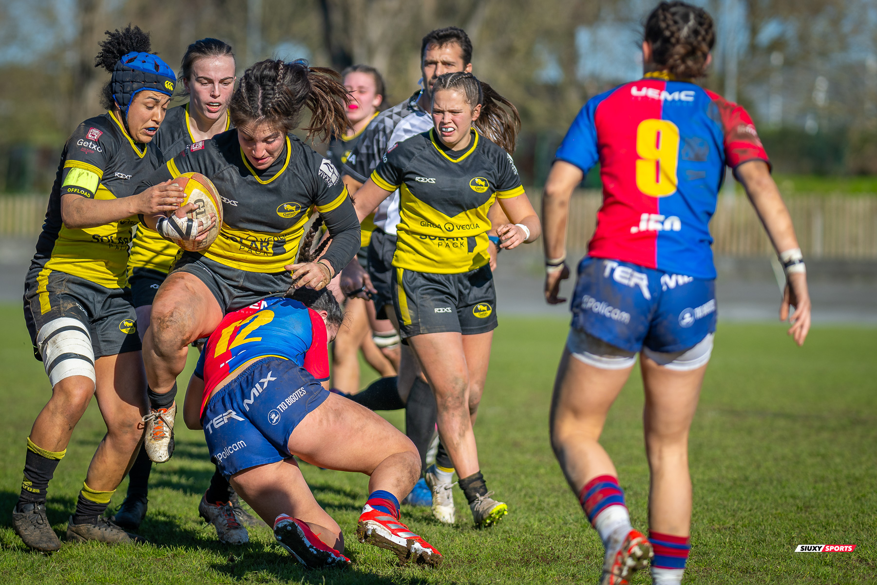  Getxo Artea Rugby Taldea - Futbol Club Barcelona Rugby - Rugby - FER 2025 - LIGA IBERDROLA - GETXO NESKAK (33) vs (12) AVFCBR FEM (#FER25LIGNBR01) Photo by: Fredy Monfoto | Siuxy Sports 2025-01-19