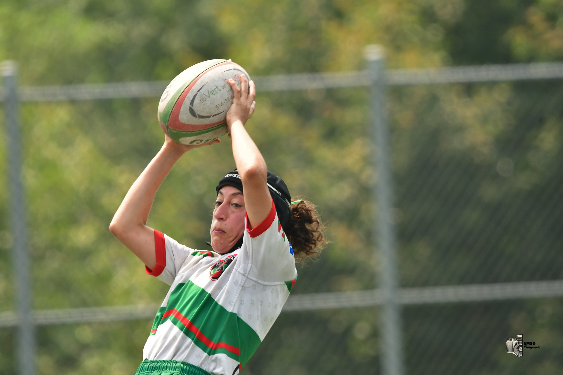 Yasmine KESSACI -  Rugby Club de Montréal - Town of Mount Royal RFC - Rugby - RQ 2025 - LP2 F - Rugby Club de Montréal vs TMR (#RQ25LP2FRCMT7) Photo by: emso photo | Siuxy Sports 2025-07-26