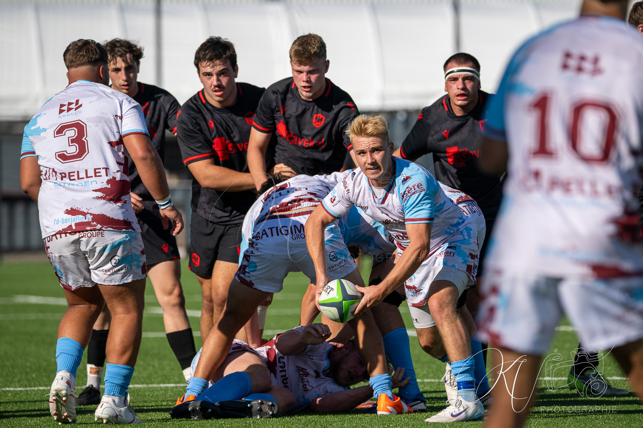  CS Bourgoin-Jallieu - Stade niçois - Rugby - FFR 2025 - Espoirs - CS Bourgoin-Jallieu vs Stade Niçois (#FFR25ESBJSN19) Photo by: Karine Valentin | Siuxy Sports 2025-09-06