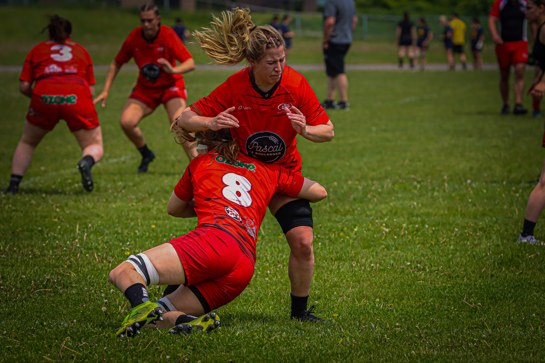  Club de Rugby de Québec - Town of Mount Royal RFC - Rugby - RQ 2025 - SL F - Club de Rugby de Québec (54) vs (12) TMR (#RQ25SLFQCTMR6) Photo by: Photo Mayarts | Siuxy Sports 2025-06-07