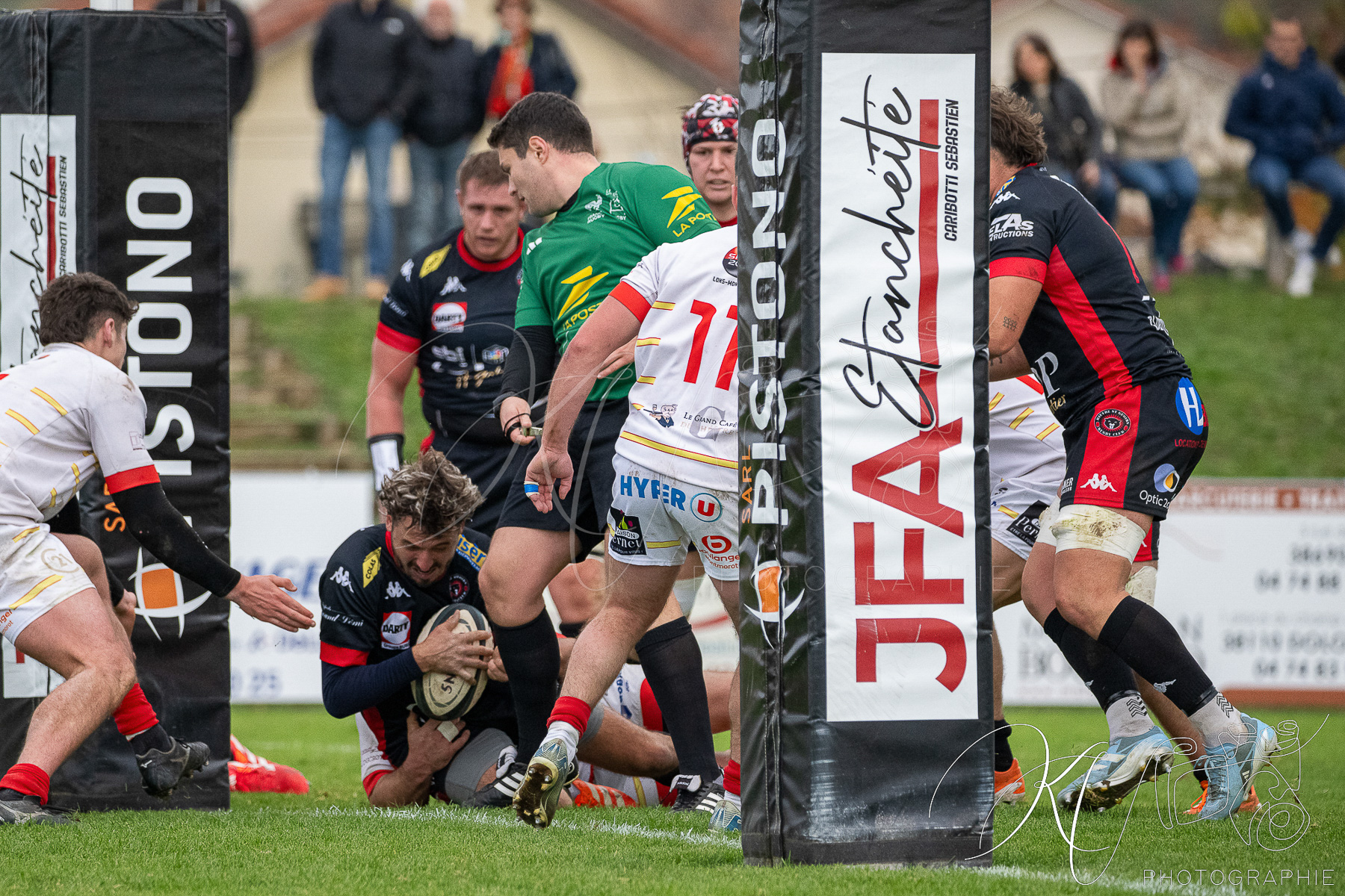  Bièvre Saint-Geoirs RC - Cercle Sportif Lédonien - Rugby - FFR 2025 - Équipe 1 - Bièvre St-Georges vs Cercle Sportif Lédonien (#FFR25RBGCDL11) Photo by: Karine Valentin | Siuxy Sports 2025-10-25