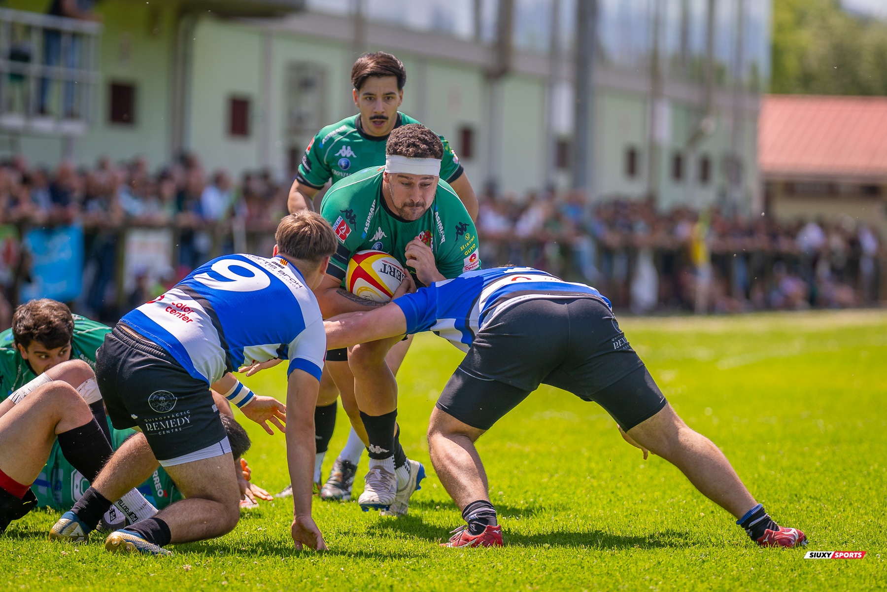  Gernika Rugby Taldea - Club de Rugby Sant Cugat - Rugby - FER 2025 - Sémi Final Ascenso - Gernika (24) vs (11) Sant Cugat (#FER25SFAGRTCRSC) Photo by: Fredy Monfoto | Siuxy Sports 2025-05-18