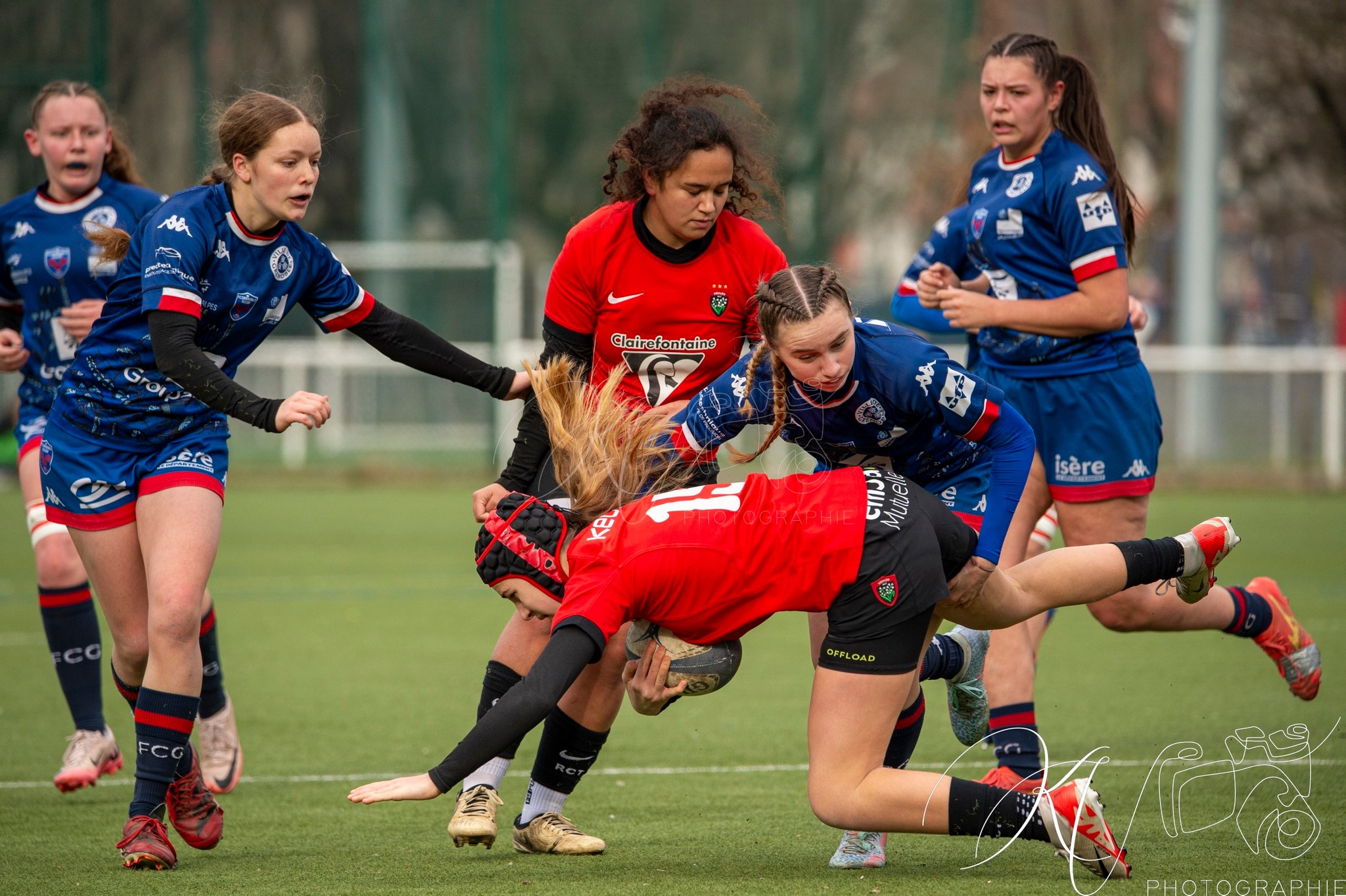  FC Grenoble Rugby - RC Toulonnais - Rugby - FFR 2025 - U-18 Fém - Grenoble vs Toulon (#FFR25U18FGRETOU02) Photo by: Karine Valentin | Siuxy Sports 2025-02-09