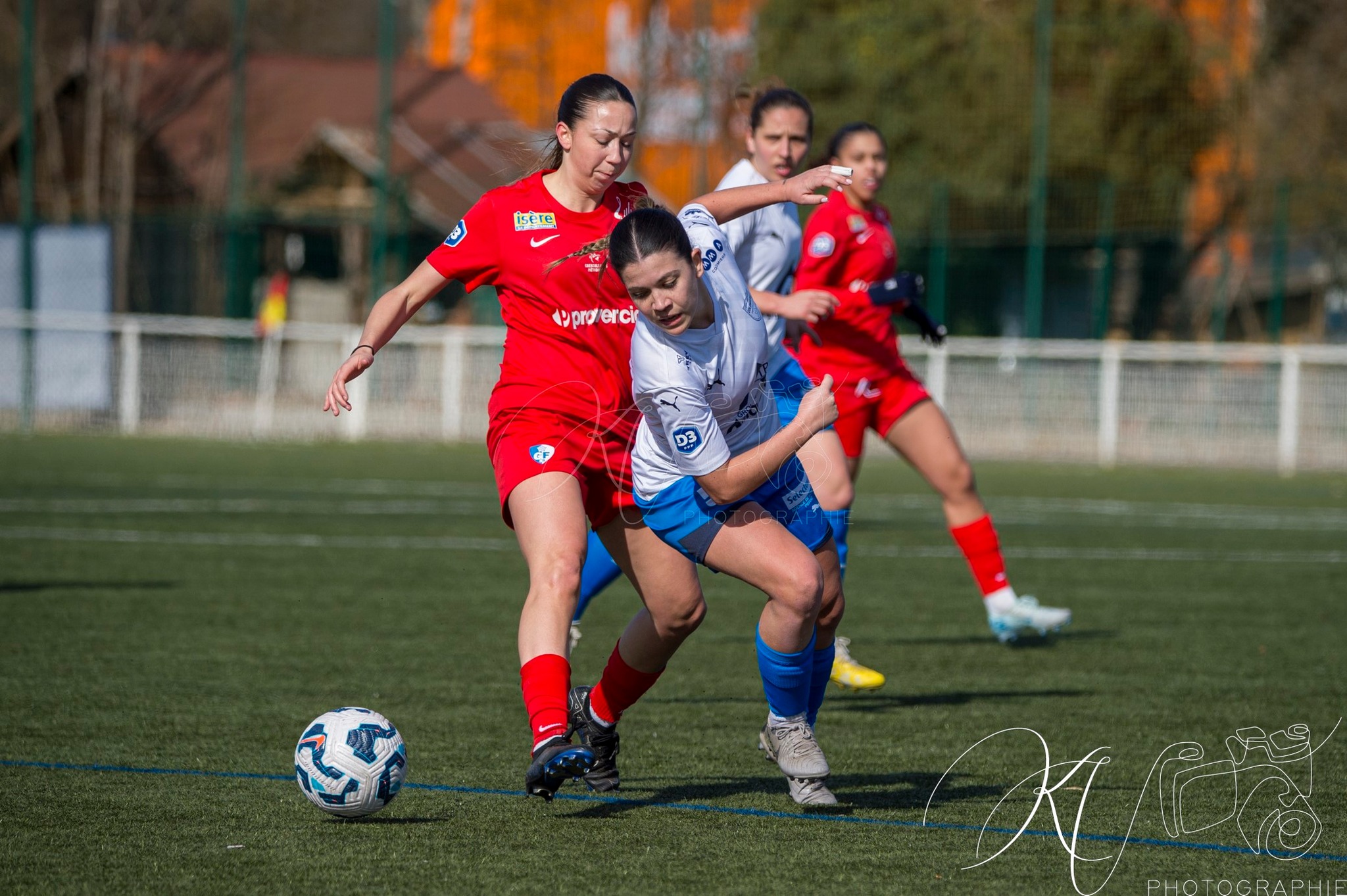  Grenoble Foot 38 - US Colomiers - Soccer - FFF 2025 - D3 FÉMININE - Grenoble Foot 38 (1) vs (1) US Colomiers (#FFF25D3FG38USC02) Photo by: Karine Valentin | Siuxy Sports 2025-02-16
