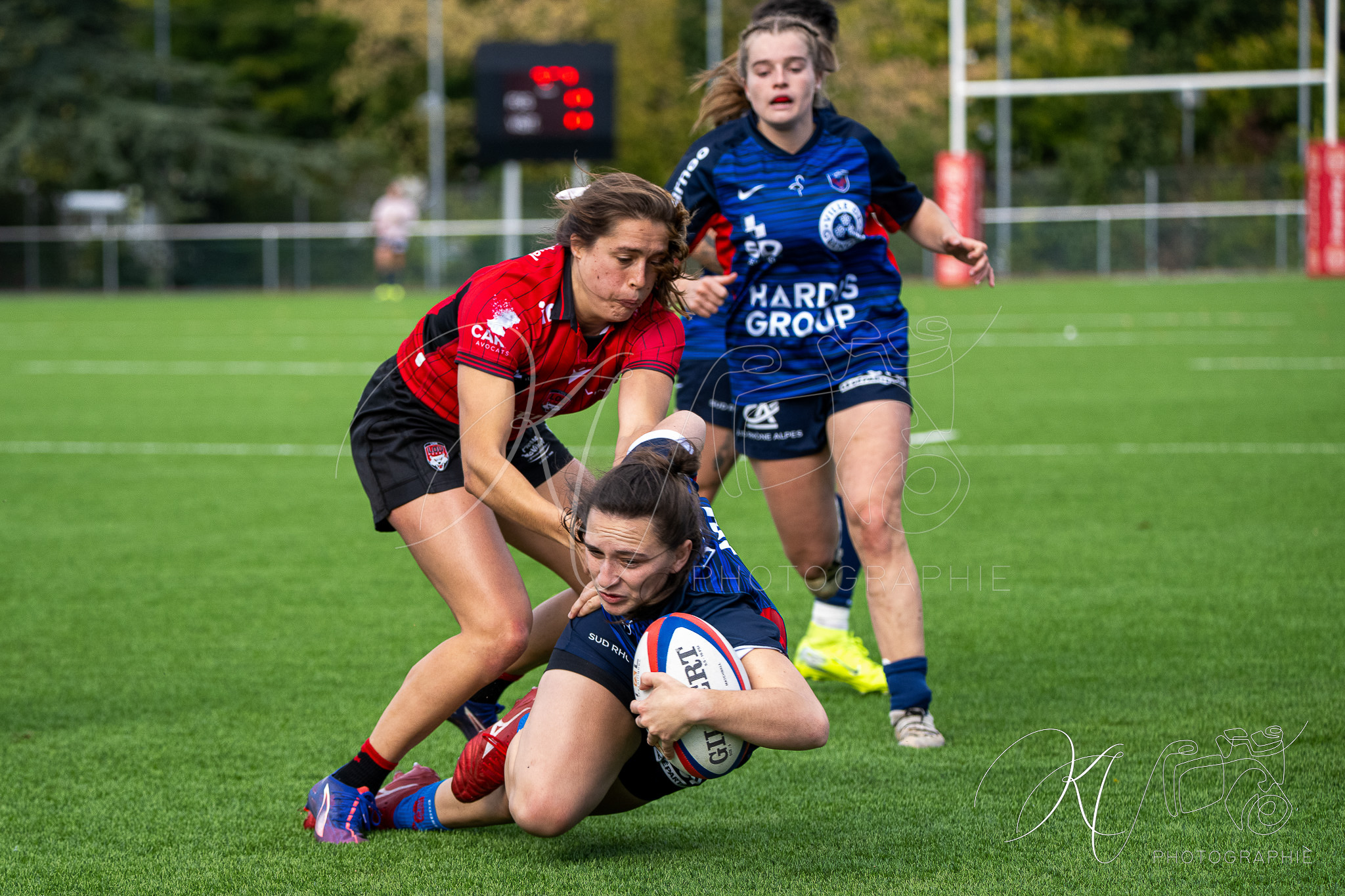  FC Grenoble Rugby - Lyon Olympique Universitaire - Rugby - FFR 2025 - Reserve Élite F - FC Grenoble vs Lyon Olympique Universitaire (#FFR25REFGL10) Photo by: Karine Valentin | Siuxy Sports 2025-10-05