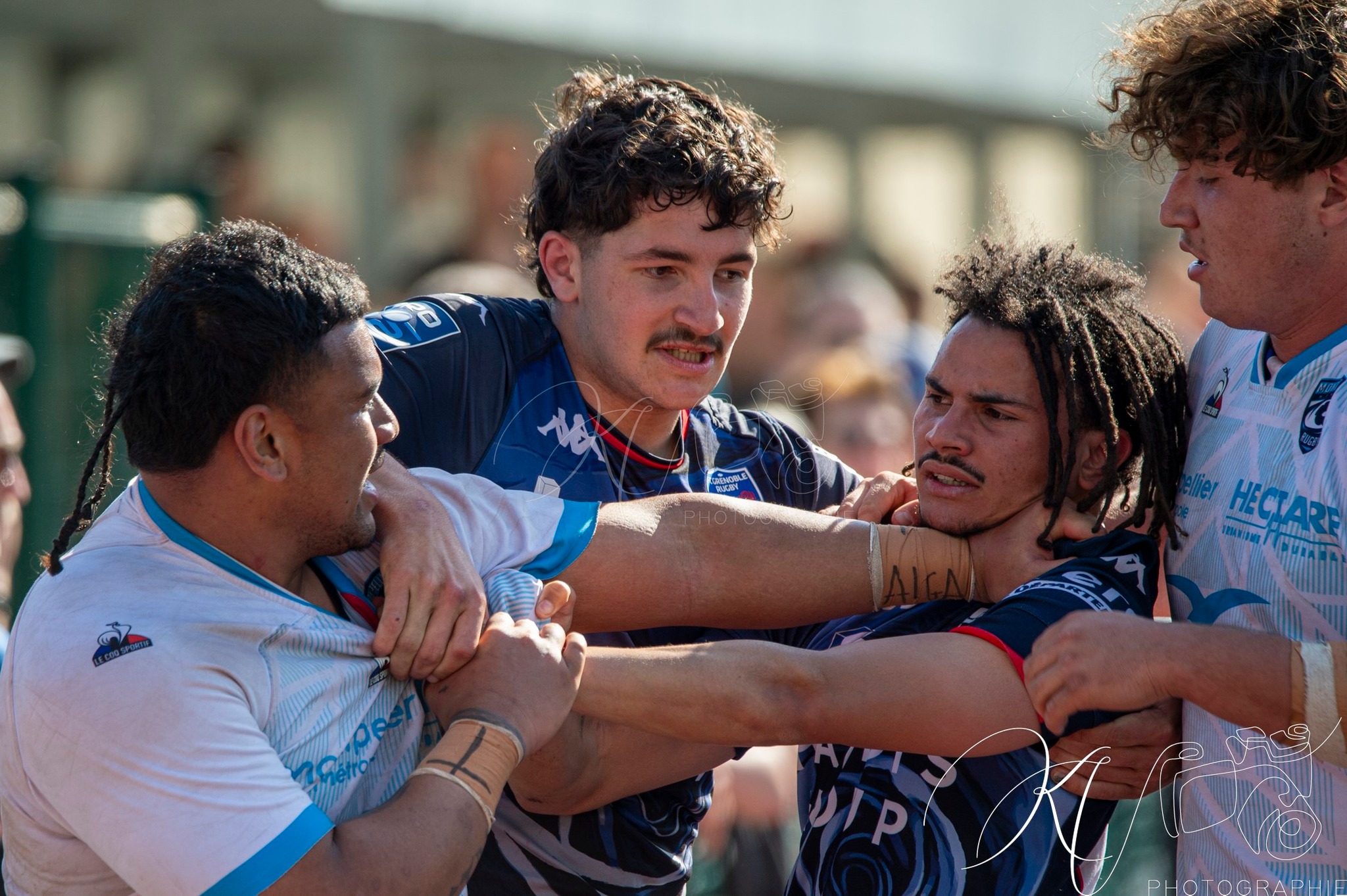  FC Grenoble Rugby - Montpellier Hérault Rugby - Rugby - FFR 2025 - Espoirs - FC Grenoble vs Montpellier (#FFR25ESPFCGMON) Photo by: Karine Valentin | Siuxy Sports 2025-04-04