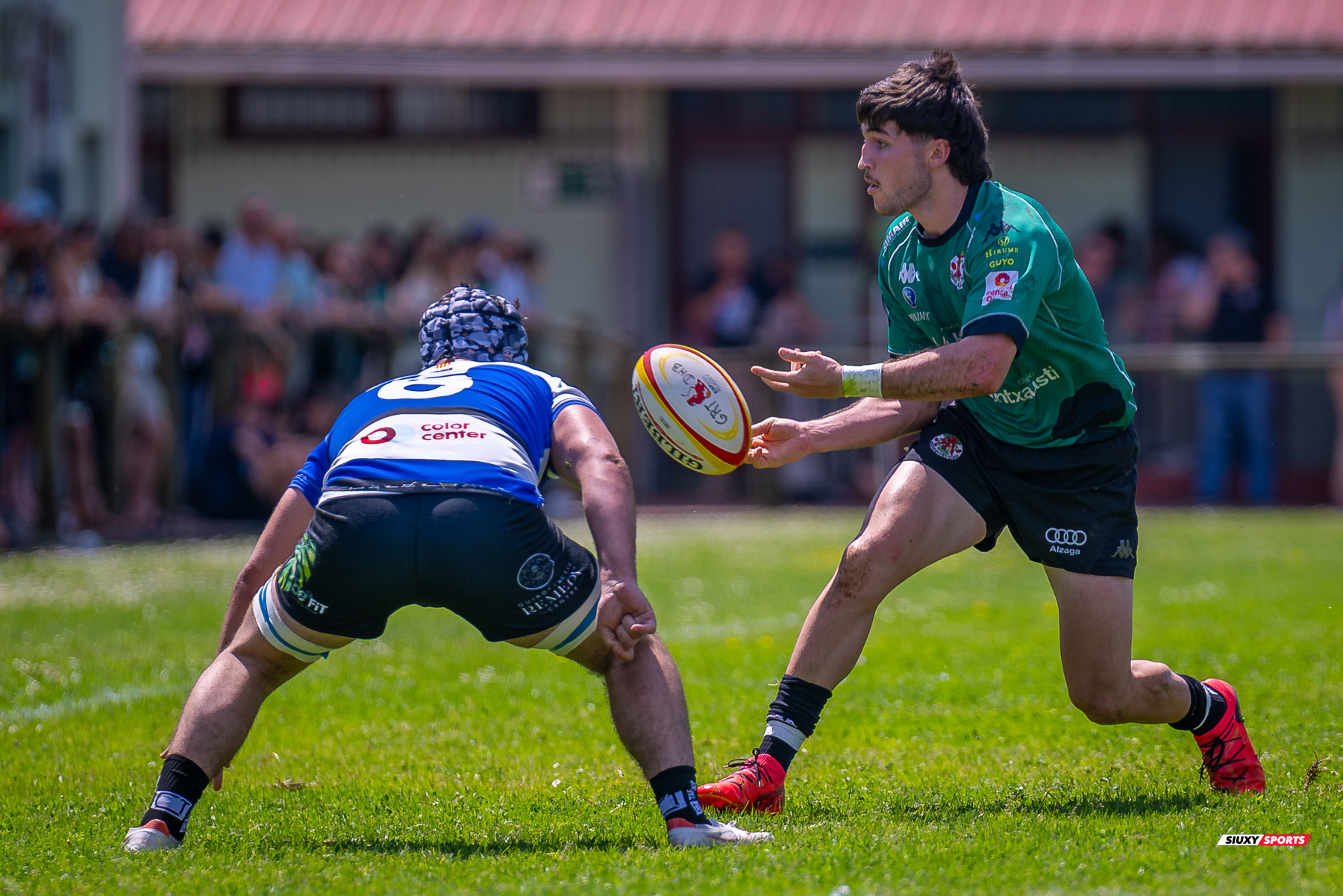  Gernika Rugby Taldea - Club de Rugby Sant Cugat - Rugby - FER 2025 - Sémi Final Ascenso - Gernika (24) vs (11) Sant Cugat (#FER25SFAGRTCRSC) Photo by: Fredy Monfoto | Siuxy Sports 2025-05-18