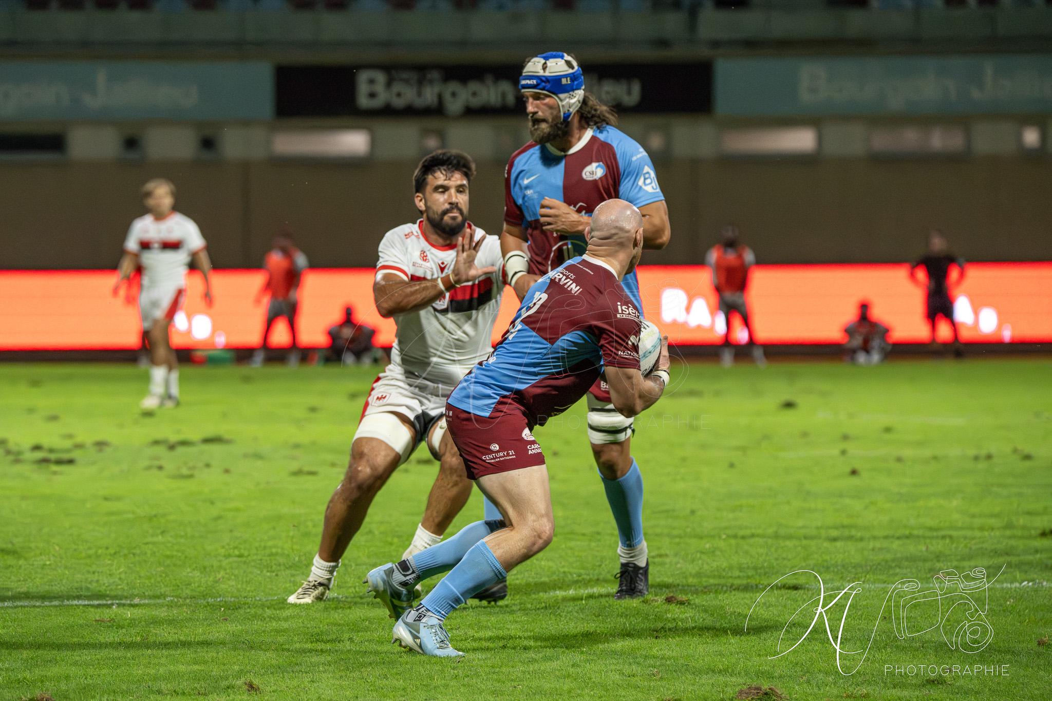  CS Bourgoin-Jallieu - Stade niçois - Rugby - FFR 2025 - Nationale - CS Bourgoin-Jallieu vs Stade Niçois (#FFR25NABJSN19) Photo by: Karine Valentin | Siuxy Sports 2025-09-06