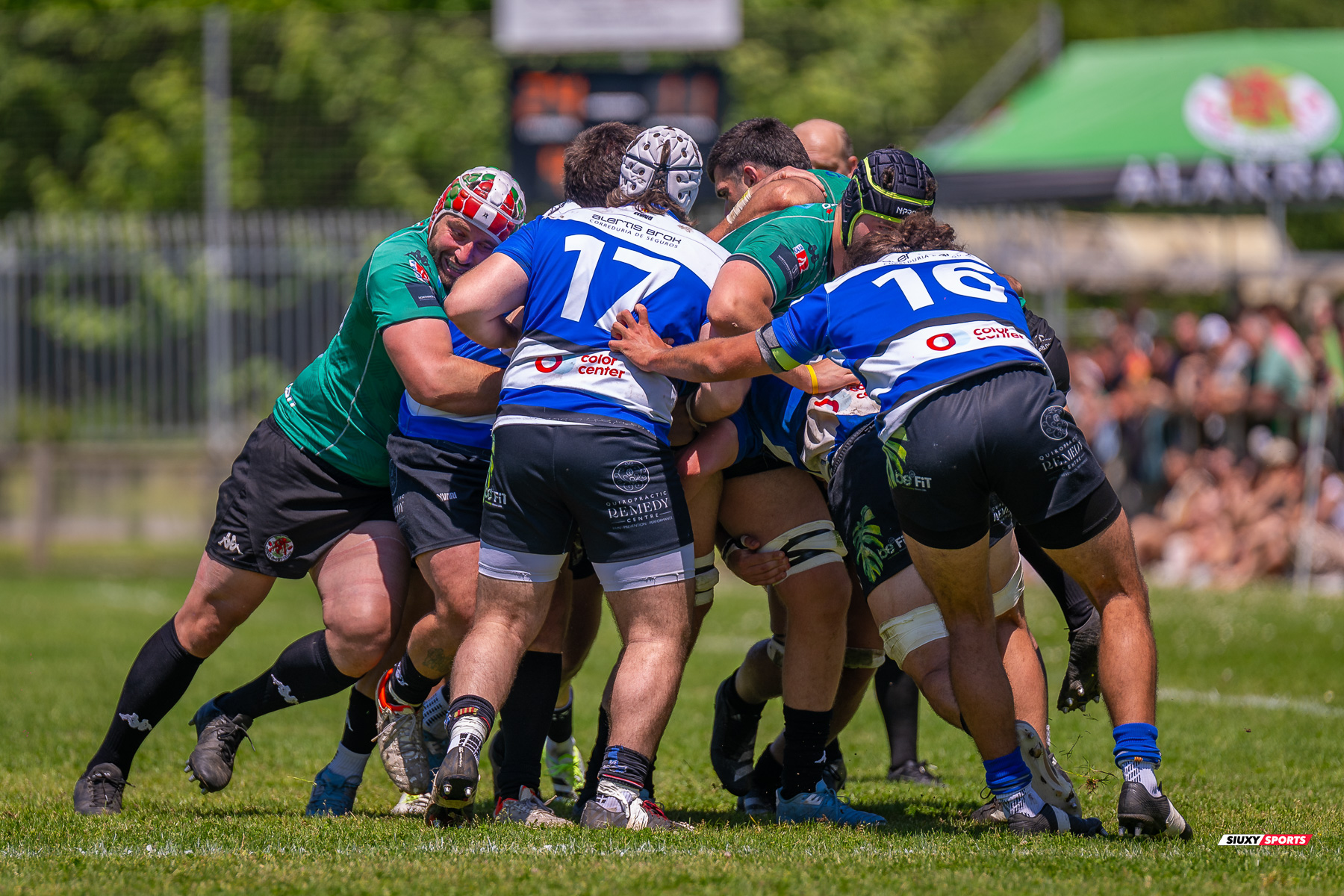  Gernika Rugby Taldea - Club de Rugby Sant Cugat - Rugby - FER 2025 - Sémi Final Ascenso - Gernika (24) vs (11) Sant Cugat (#FER25SFAGRTCRSC) Photo by: Fredy Monfoto | Siuxy Sports 2025-05-18