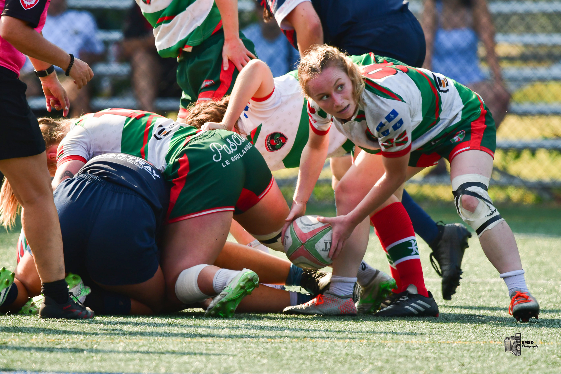  Rugby Club de Montréal - Braves de Trois-Rivières - Rugby - RQ 2025 - LPR2 F - Demi Finale - RCM (48) vs (14) Braves de Trois-Rivières (#RQ25LP2FRCMB8) Photo by: emso photo | Siuxy Sports 2025-08-09