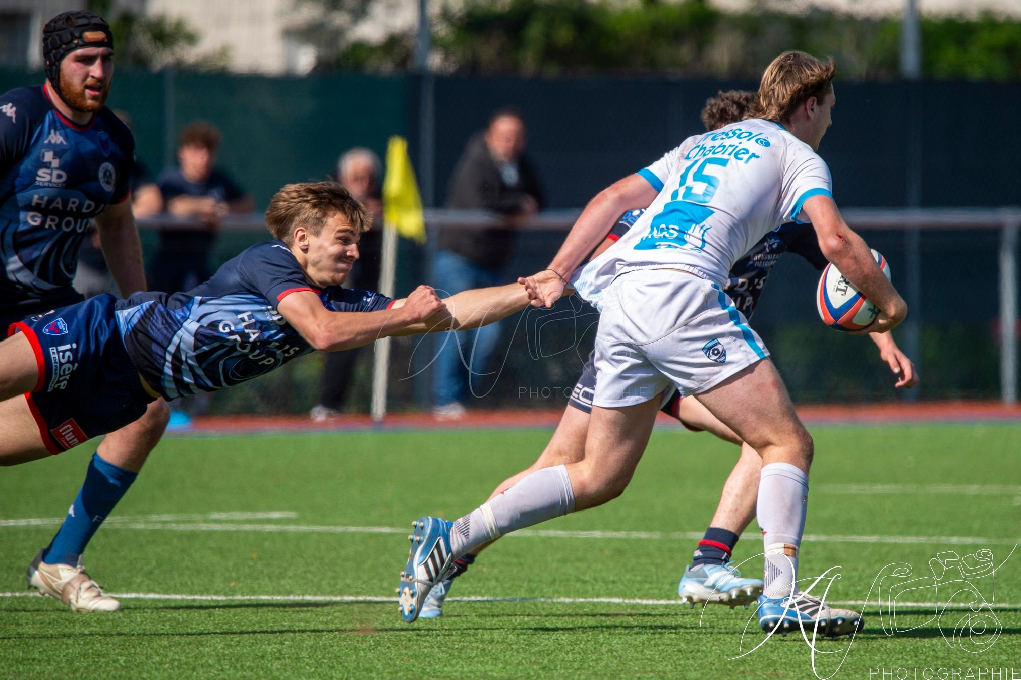  FC Grenoble Rugby - Montpellier Hérault Rugby - Rugby - FFR 2025 - Espoirs - FC Grenoble vs Montpellier (#FFR25ESPFCGMON) Photo by: Karine Valentin | Siuxy Sports 2025-04-04