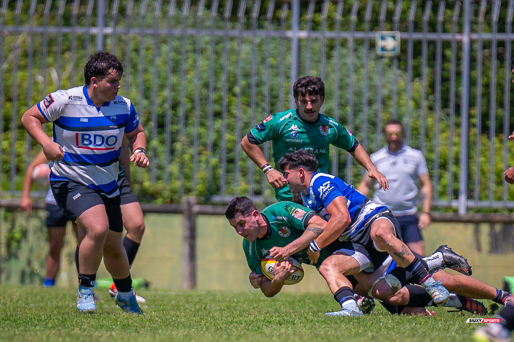  Gernika Rugby Taldea - Club de Rugby Sant Cugat - Rugby - FER 2025 - Sémi Final Ascenso - Gernika (24) vs (11) Sant Cugat (#FER25SFAGRTCRSC) Photo by: Fredy Monfoto | Siuxy Sports 2025-05-18